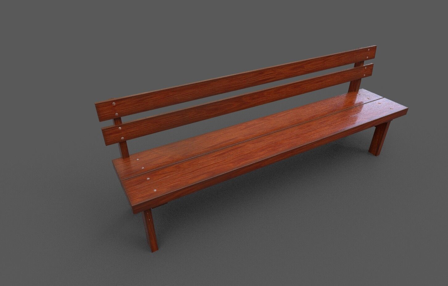 Mega Pack 32 Street Bench Low-poly 3D model_8