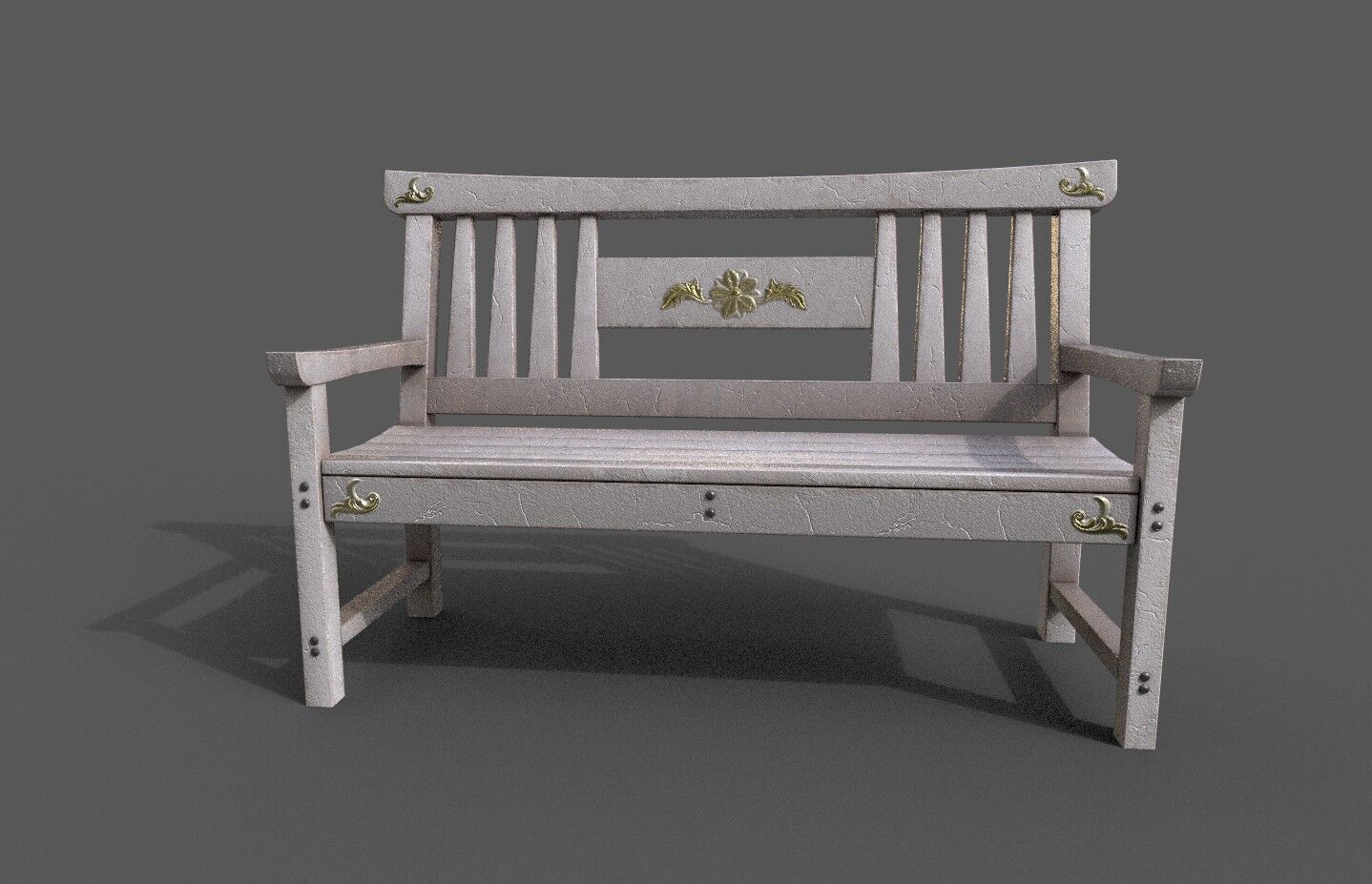 Mega Pack 32 Street Bench Low-poly 3D model_140