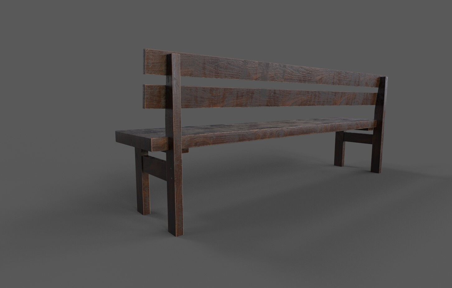 Mega Pack 32 Street Bench Low-poly 3D model_58
