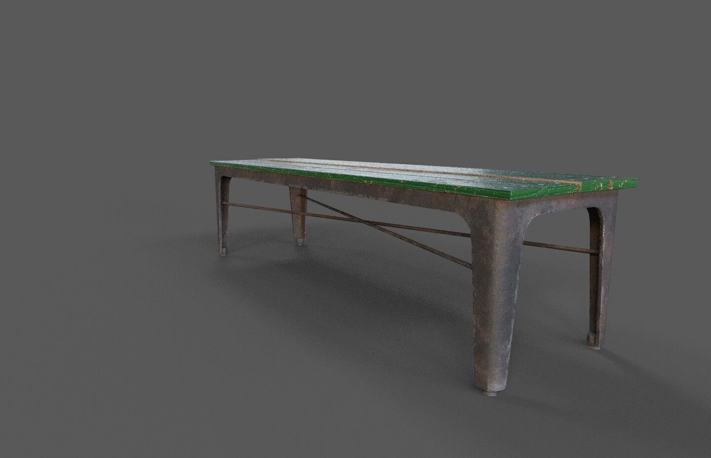 Mega Pack 32 Street Bench Low-poly 3D model_57