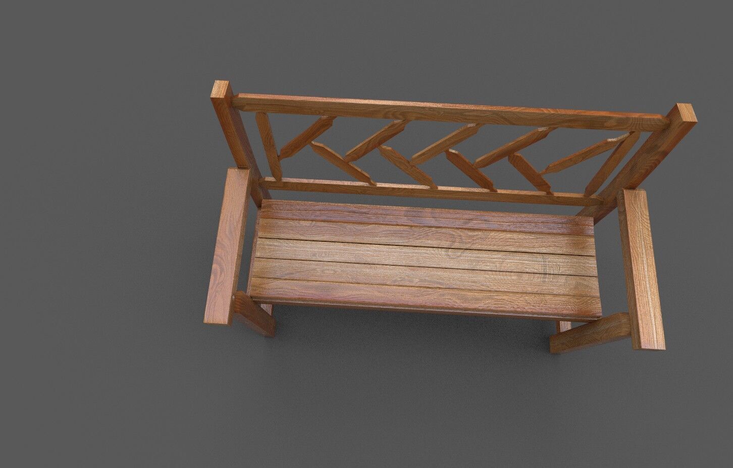 Mega Pack 32 Street Bench Low-poly 3D model_35