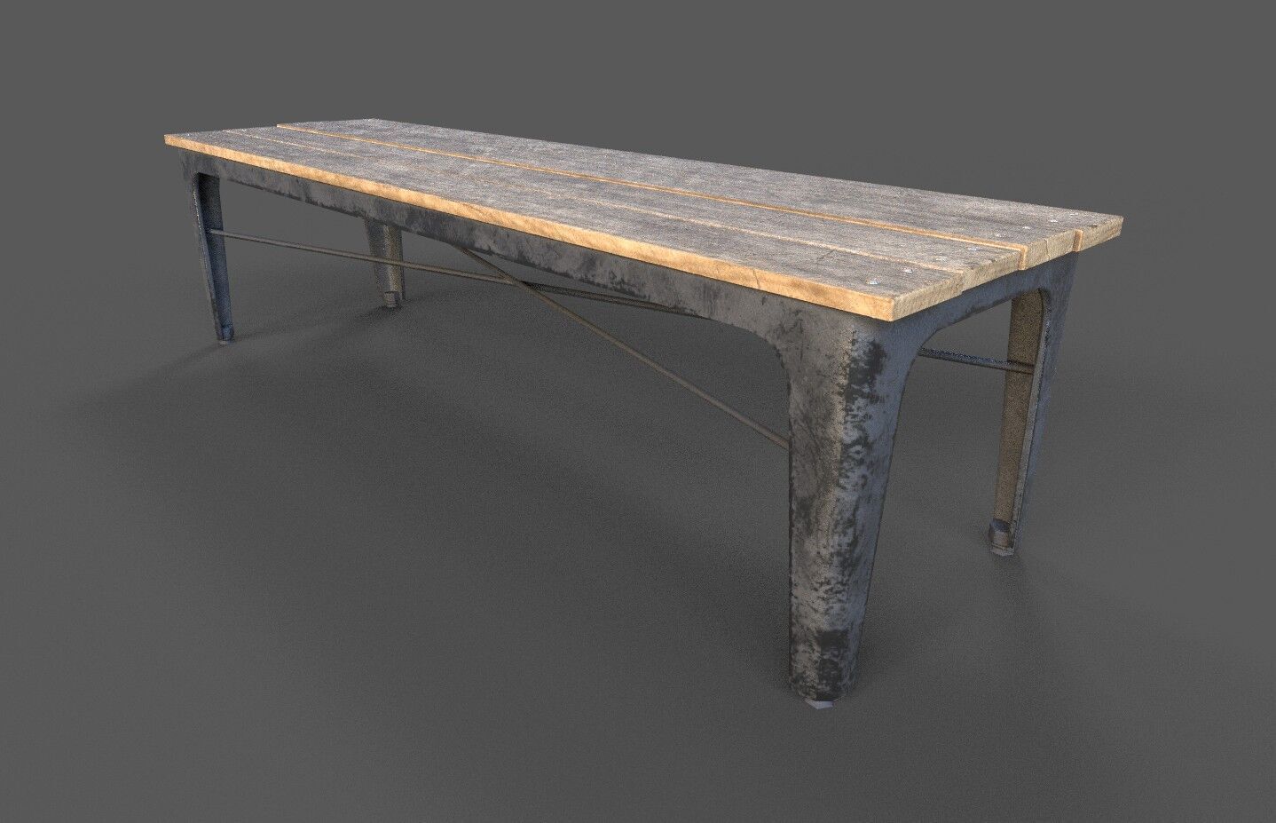 Mega Pack 32 Street Bench Low-poly 3D model_27
