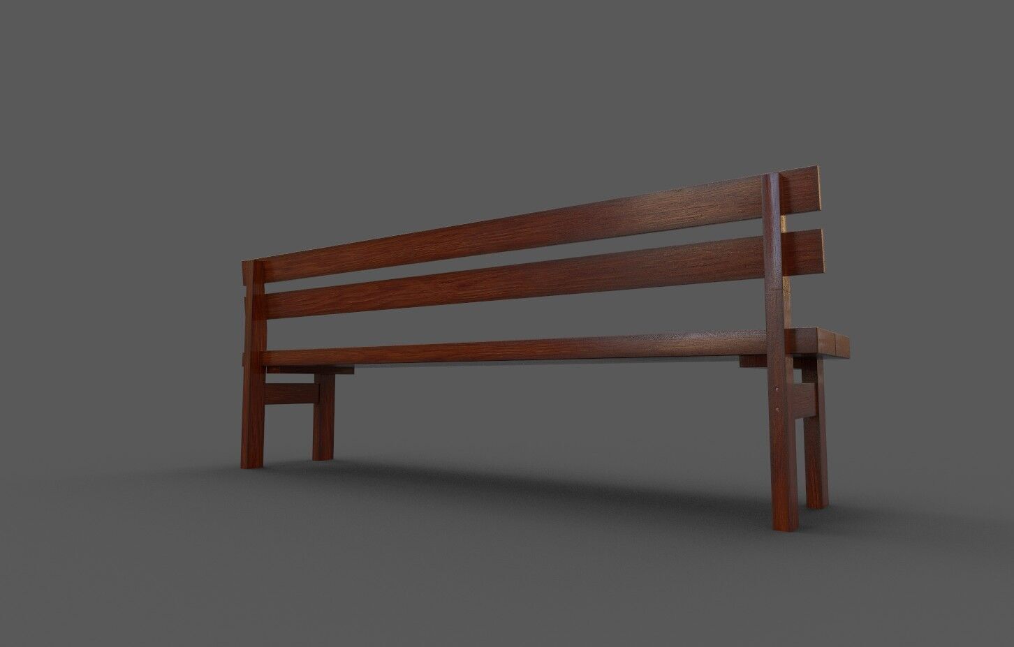 Mega Pack 32 Street Bench Low-poly 3D model_40