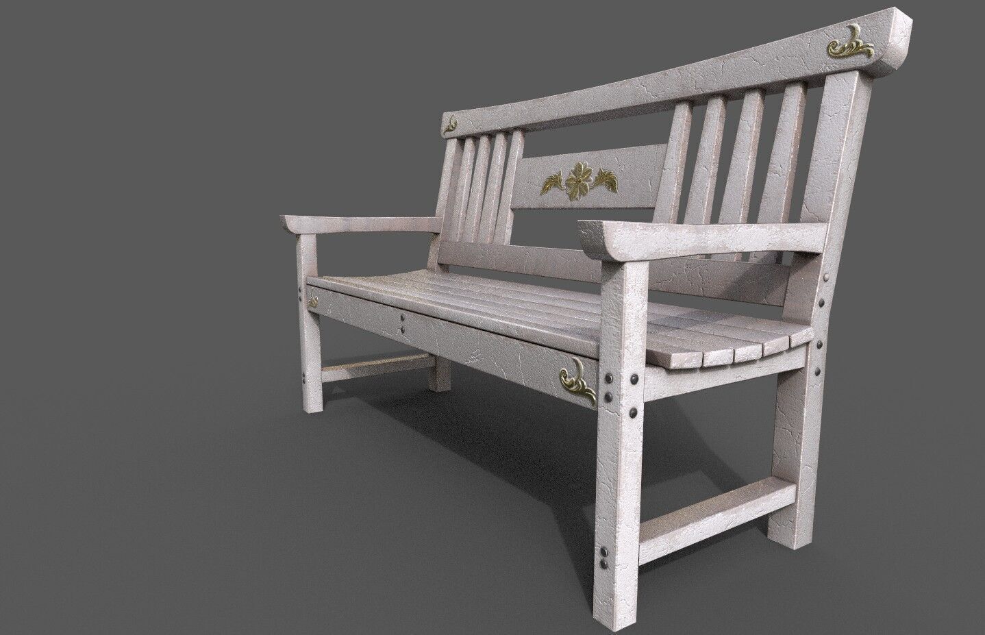 Mega Pack 32 Street Bench Low-poly 3D model_143