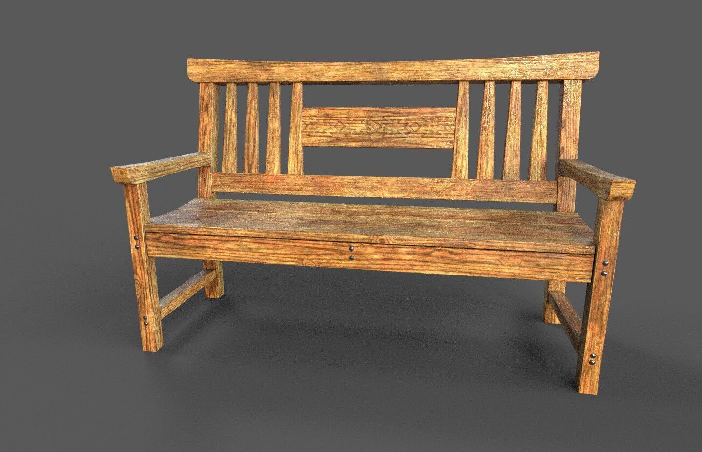 Mega Pack 32 Street Bench Low-poly 3D model_18