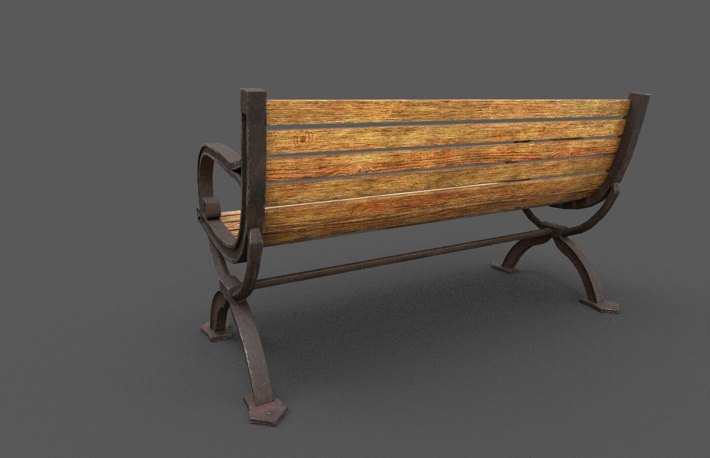 Mega Pack 32 Street Bench Low-poly 3D model_30