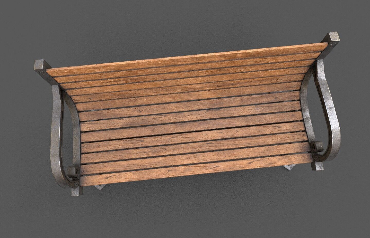 Mega Pack 32 Street Bench Low-poly 3D model_64