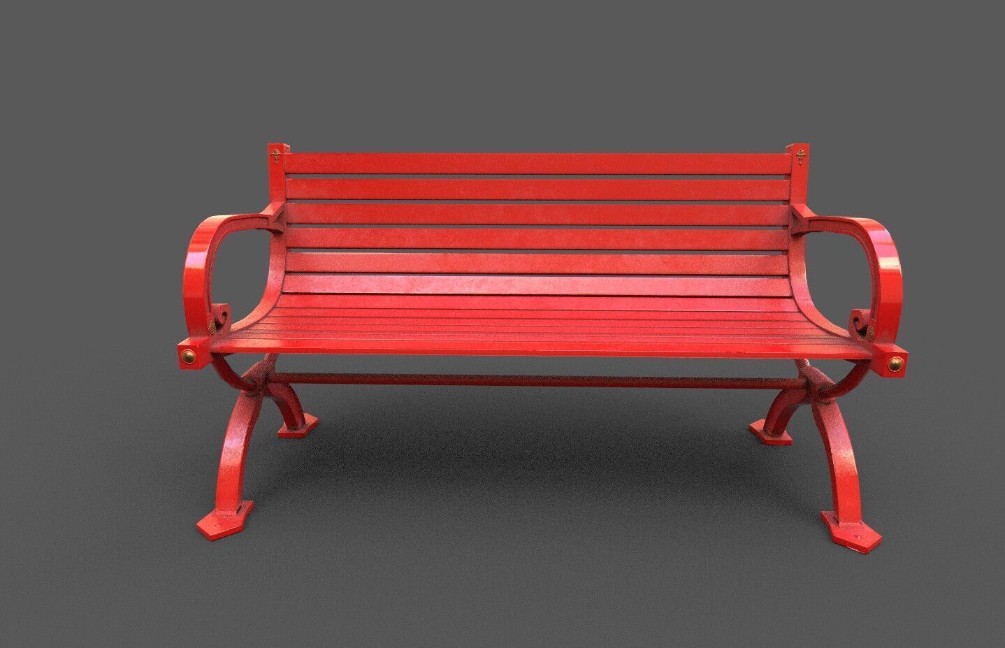 Mega Pack 32 Street Bench Low-poly 3D model_139
