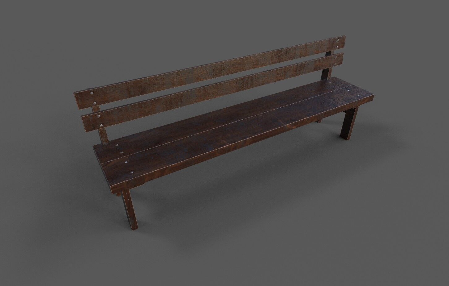 Mega Pack 32 Street Bench Low-poly 3D model_41