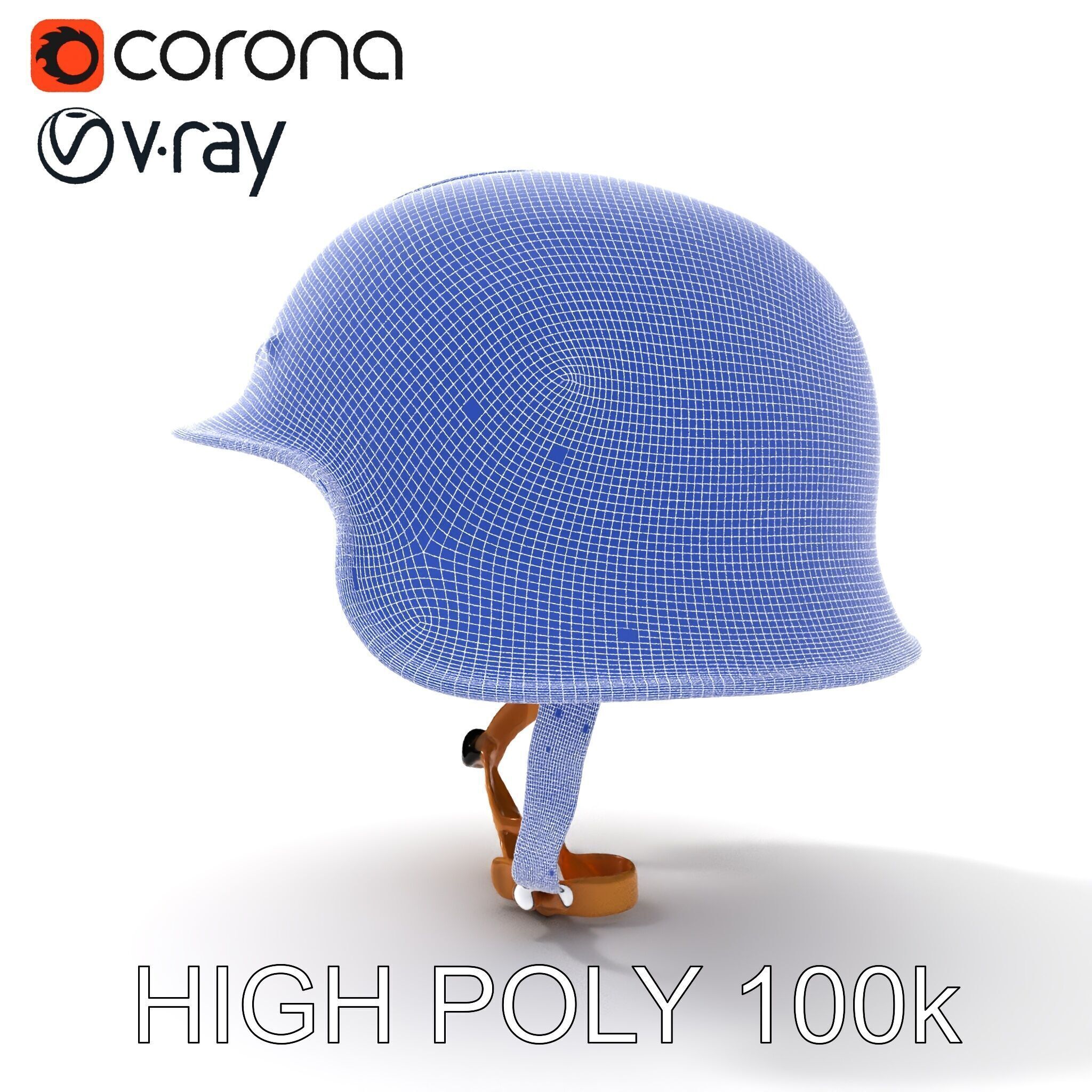 Military Helmet D Model Pack with Detailed Textures Low-poly 3D model_24