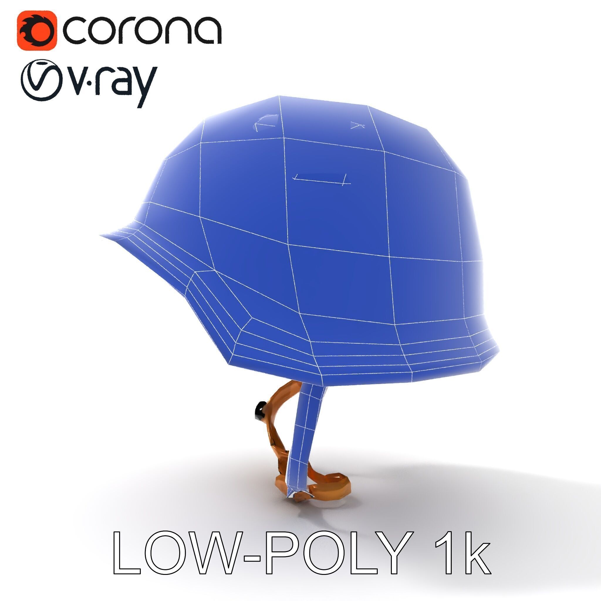 Military Helmet D Model Pack with Detailed Textures Low-poly 3D model_33