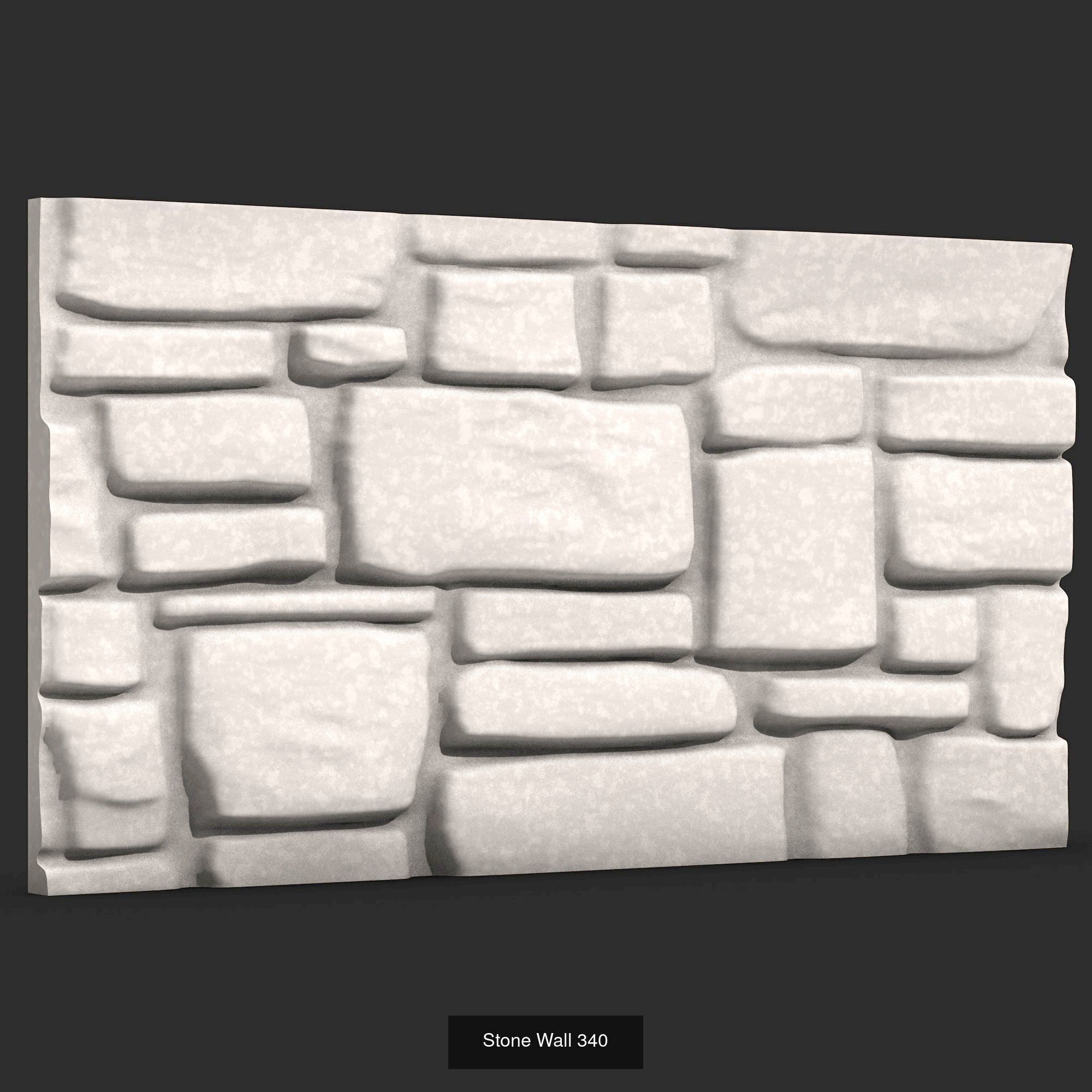 Stone Walls  3D Model Collection_45
