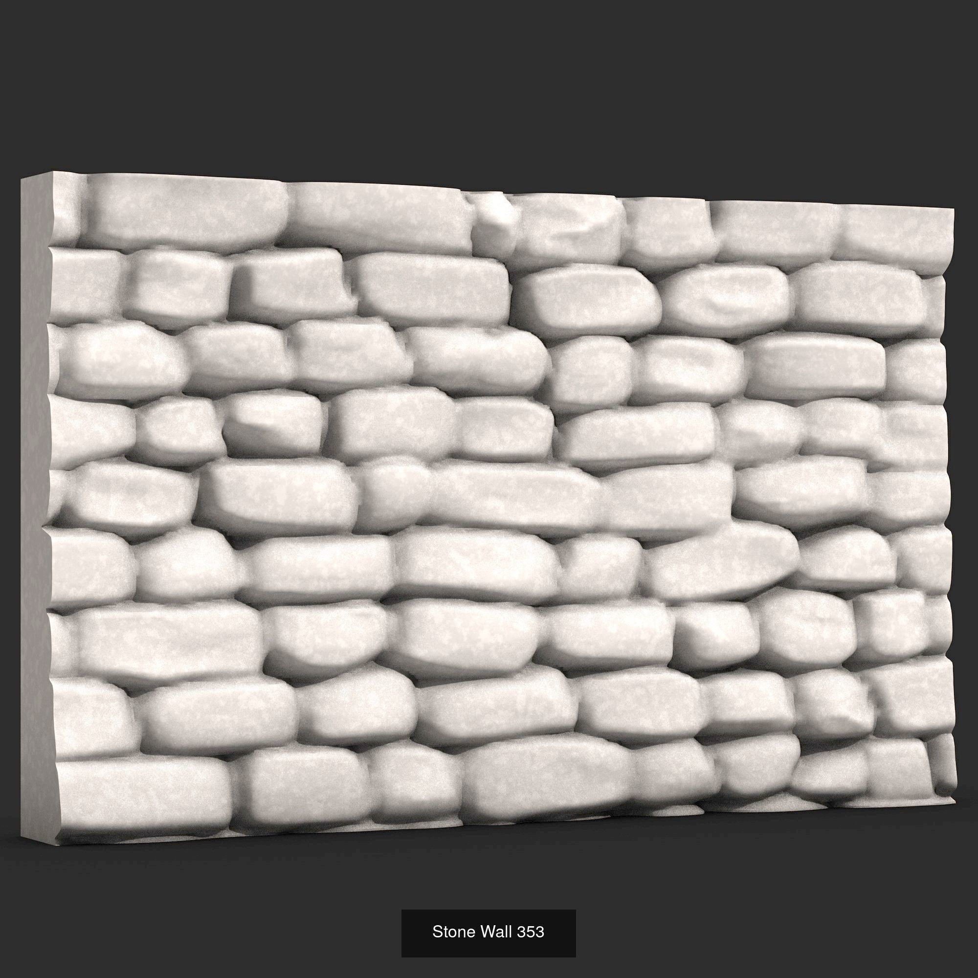 Stone Walls  3D Model Collection_32