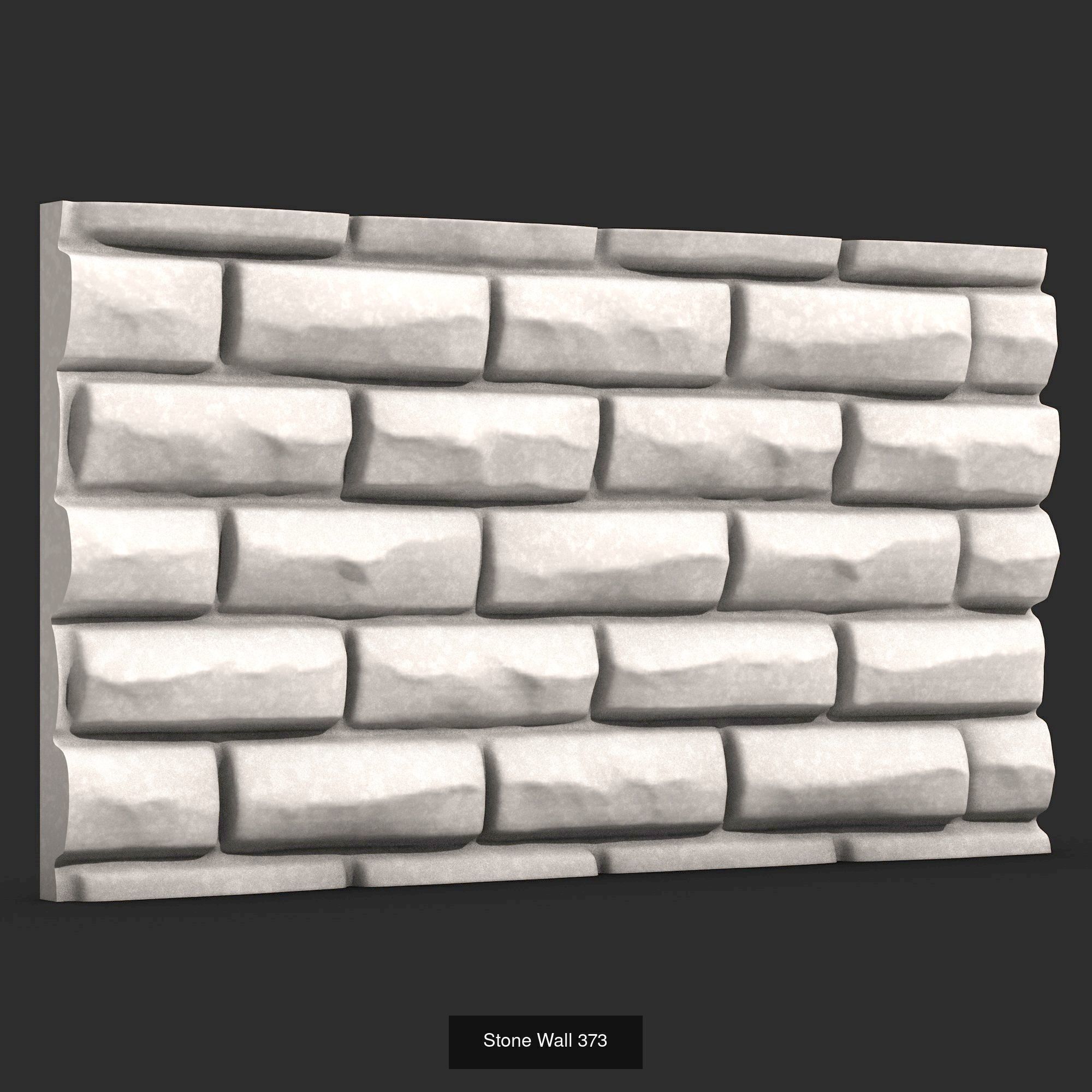 Stone Walls  3D Model Collection_12