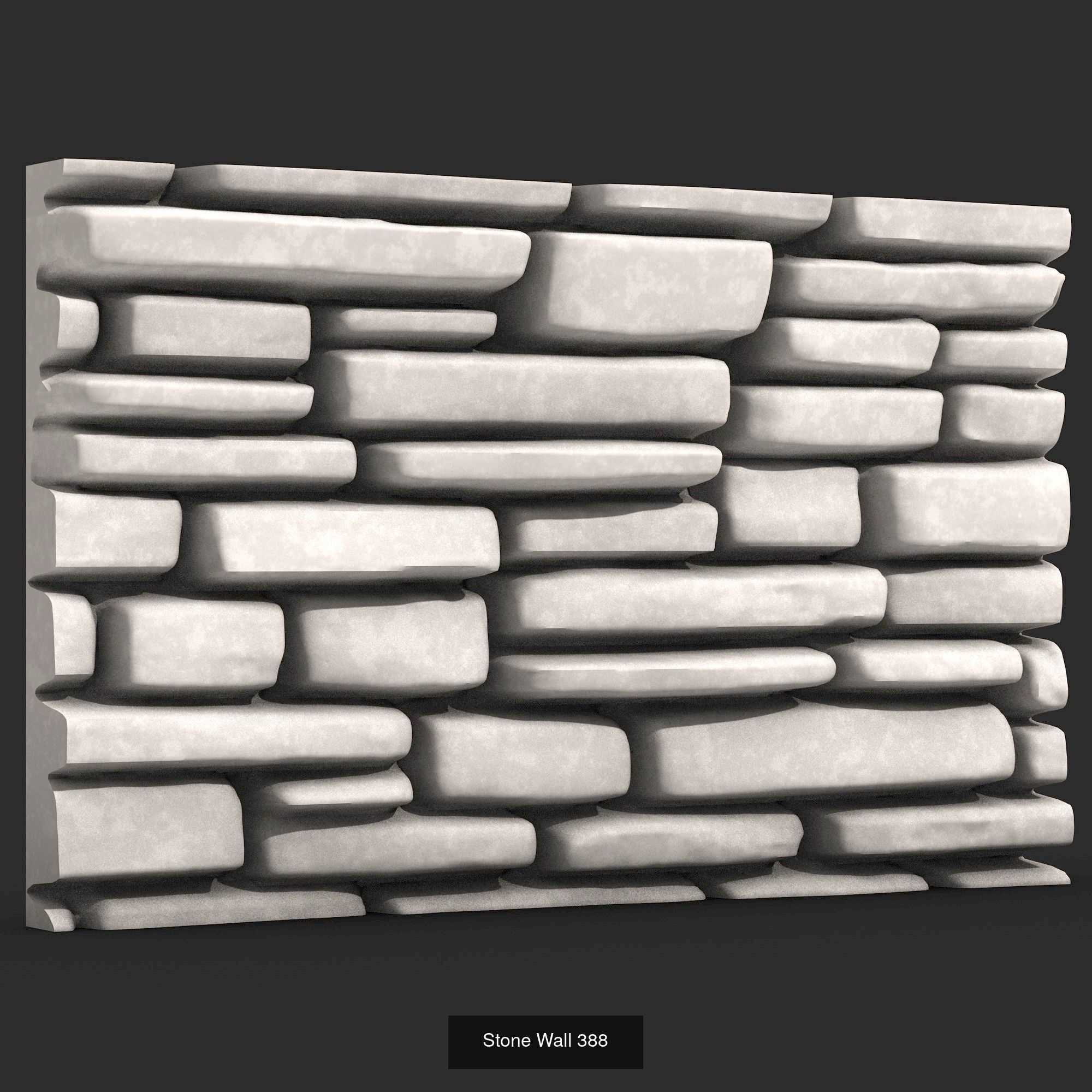 Stone Walls  3D Model Collection_59
