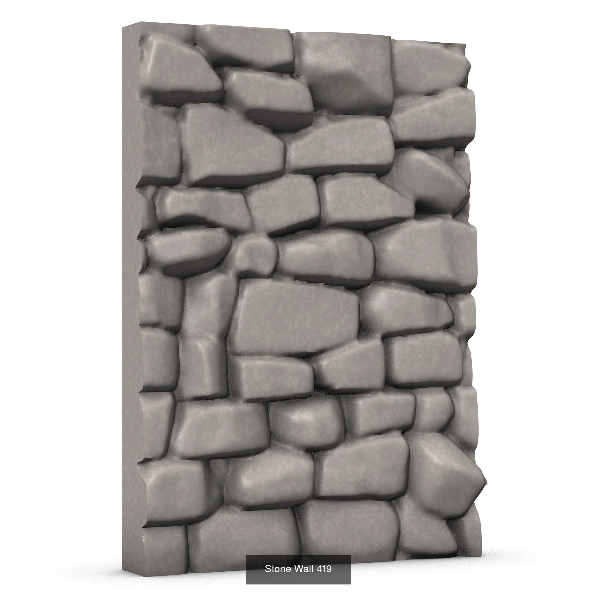 Stone Walls  3D Model Collection_83