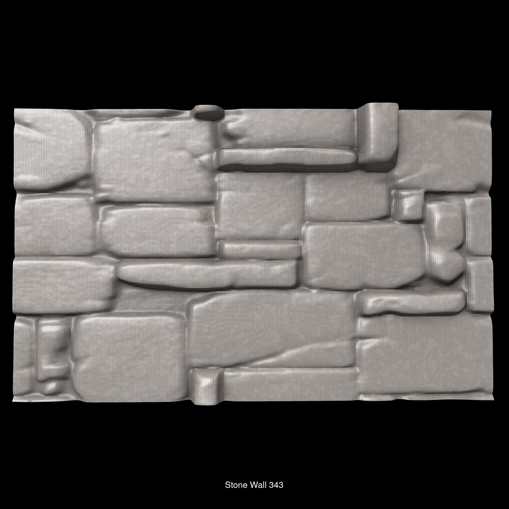 Stone Walls  3D Model Collection_42