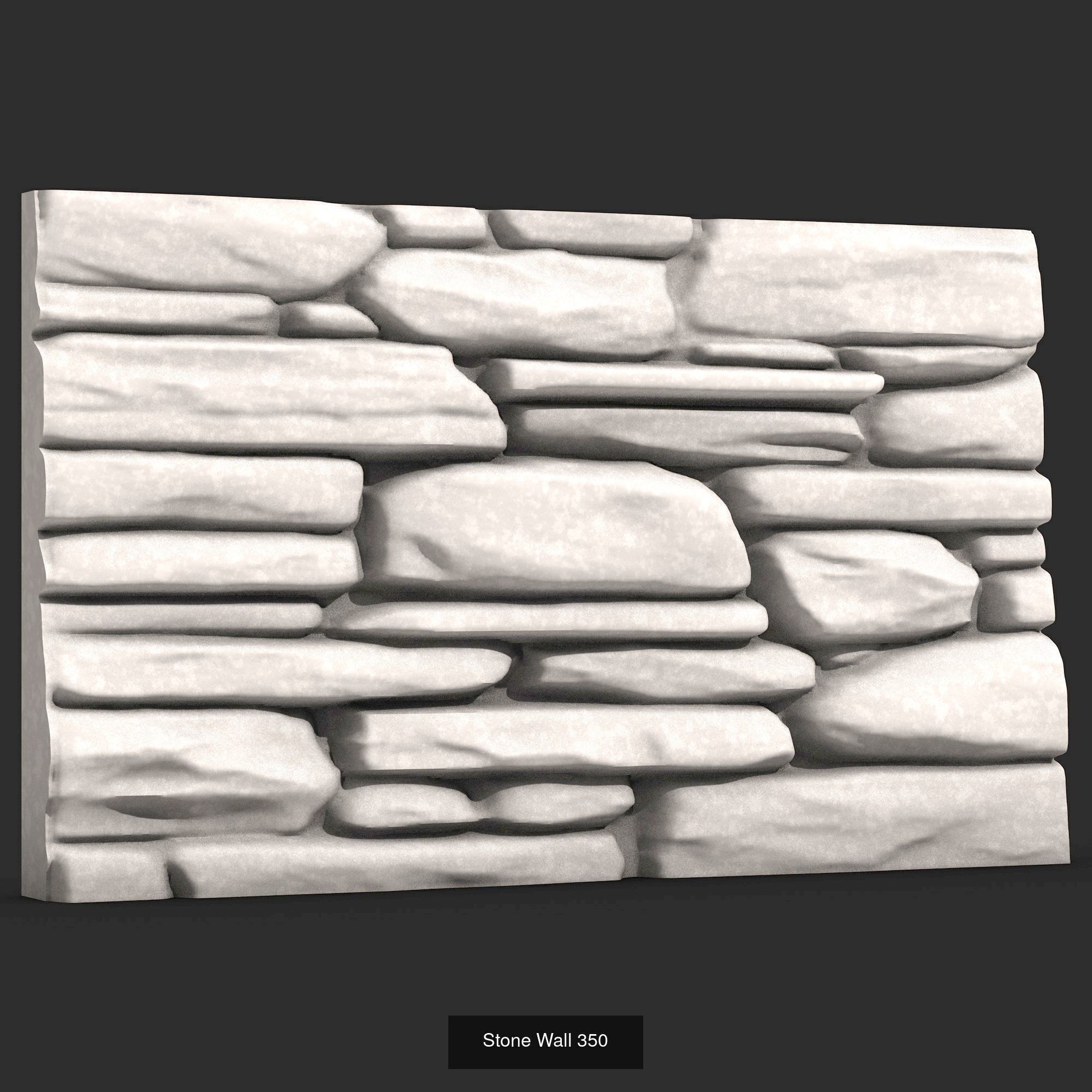 Stone Walls  3D Model Collection_35