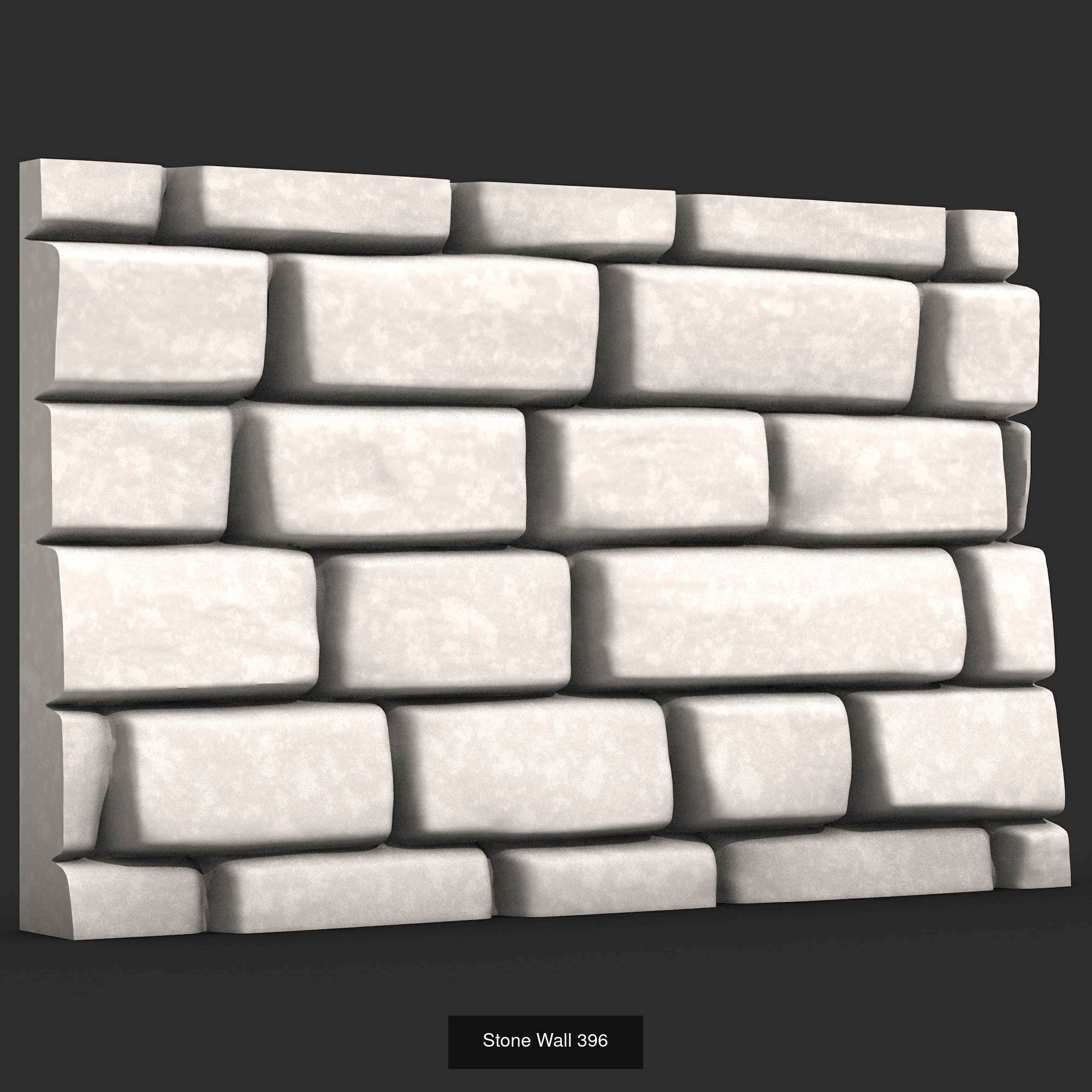 Stone Walls  3D Model Collection_51