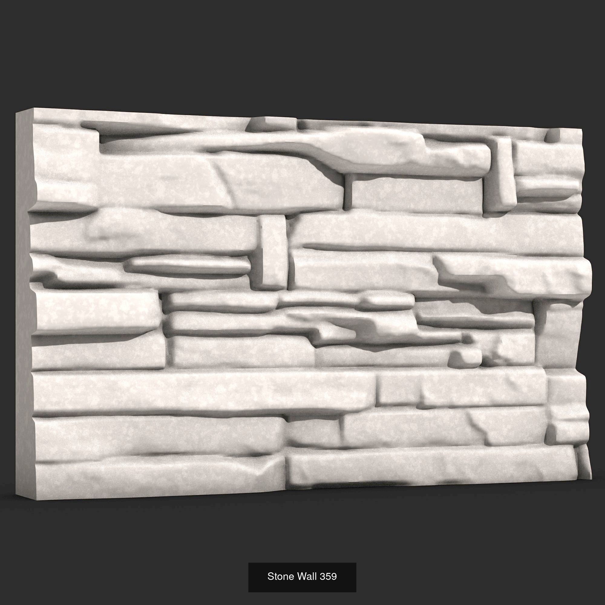 Stone Walls  3D Model Collection_26