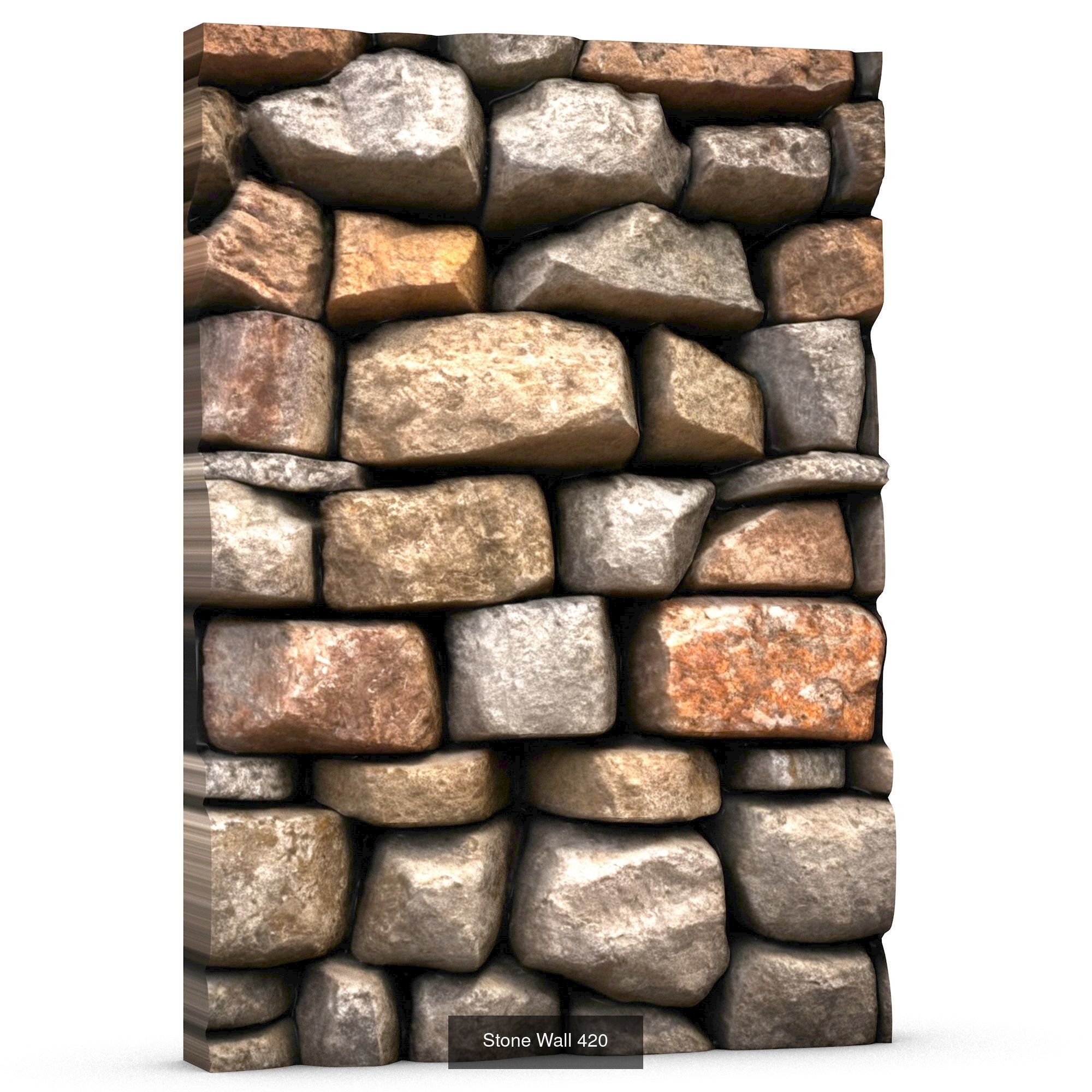 Stone Walls  3D Model Collection_82