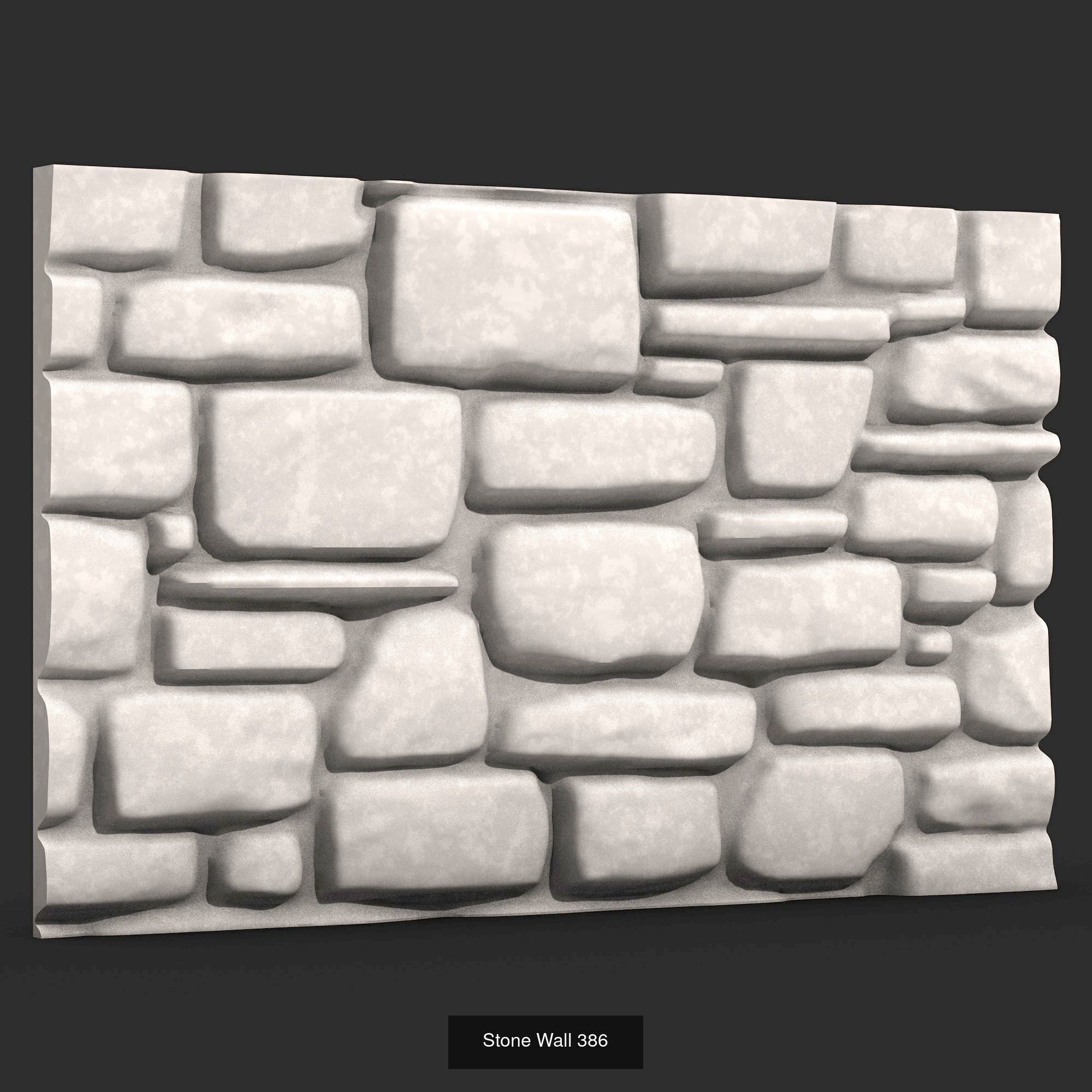Stone Walls  3D Model Collection_61