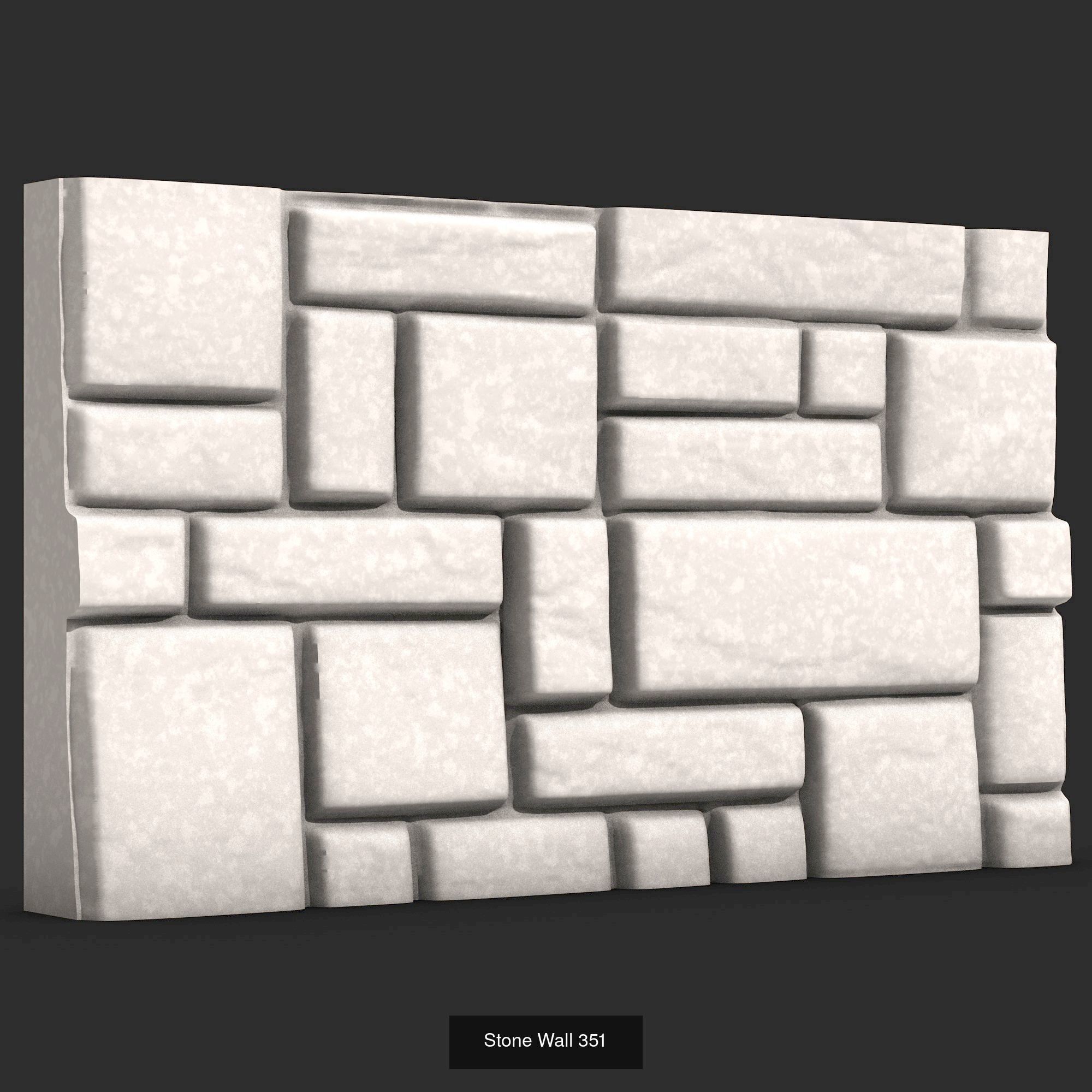 Stone Walls  3D Model Collection_34