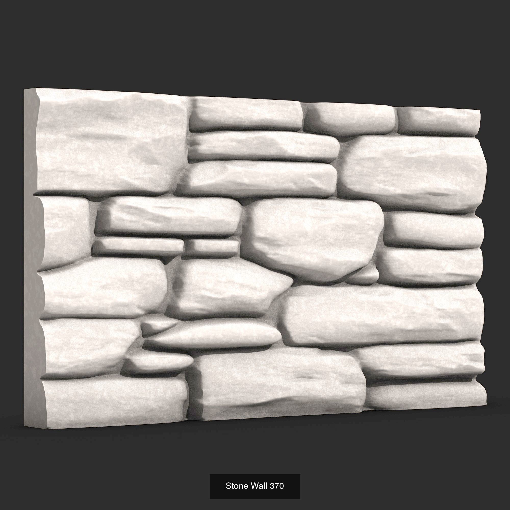 Stone Walls  3D Model Collection_15