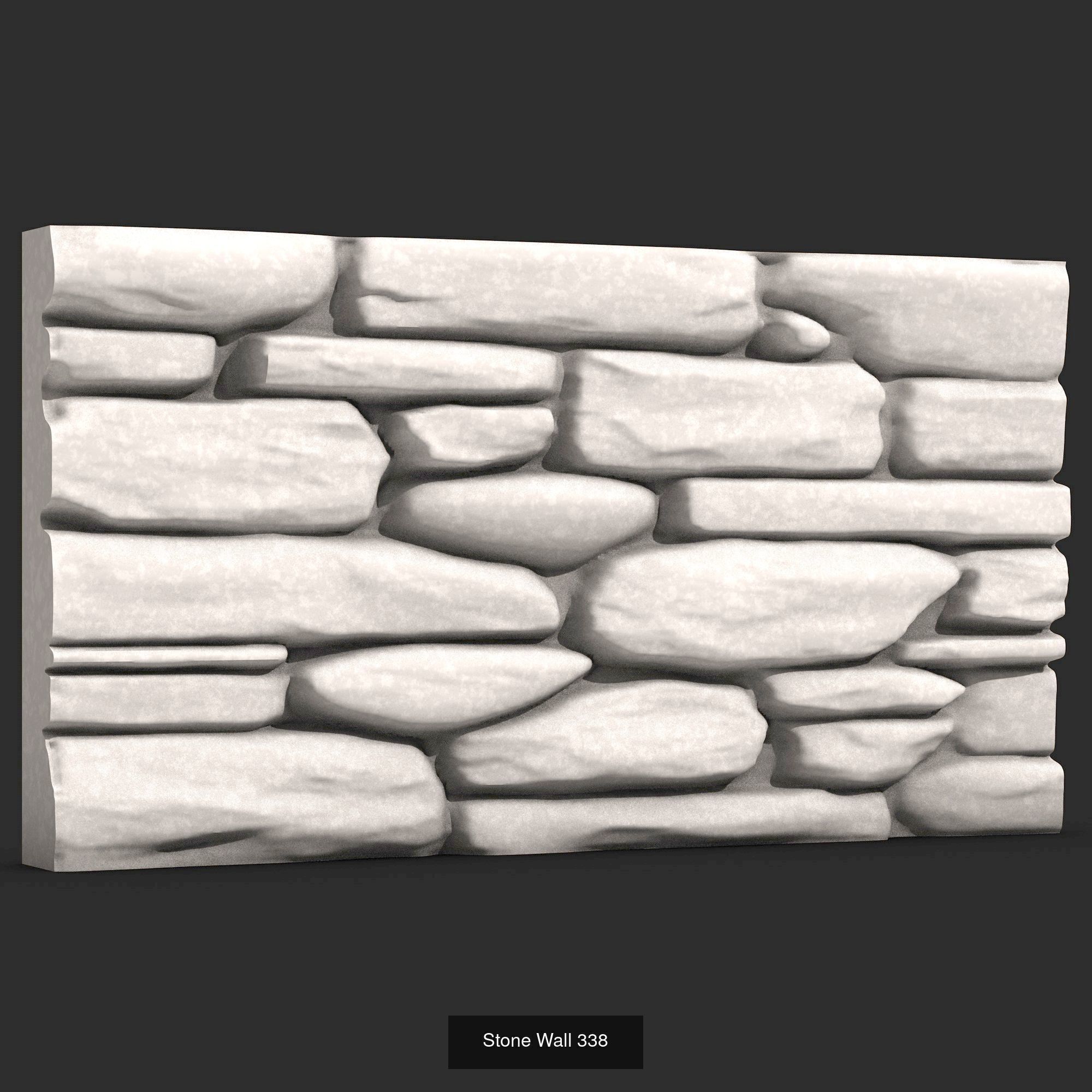 Stone Walls  3D Model Collection_47