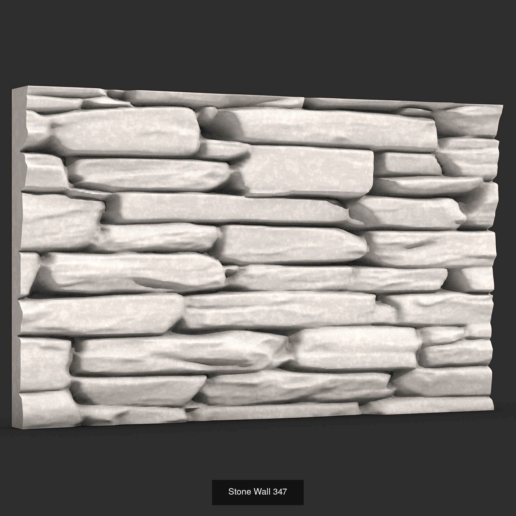 Stone Walls  3D Model Collection_38