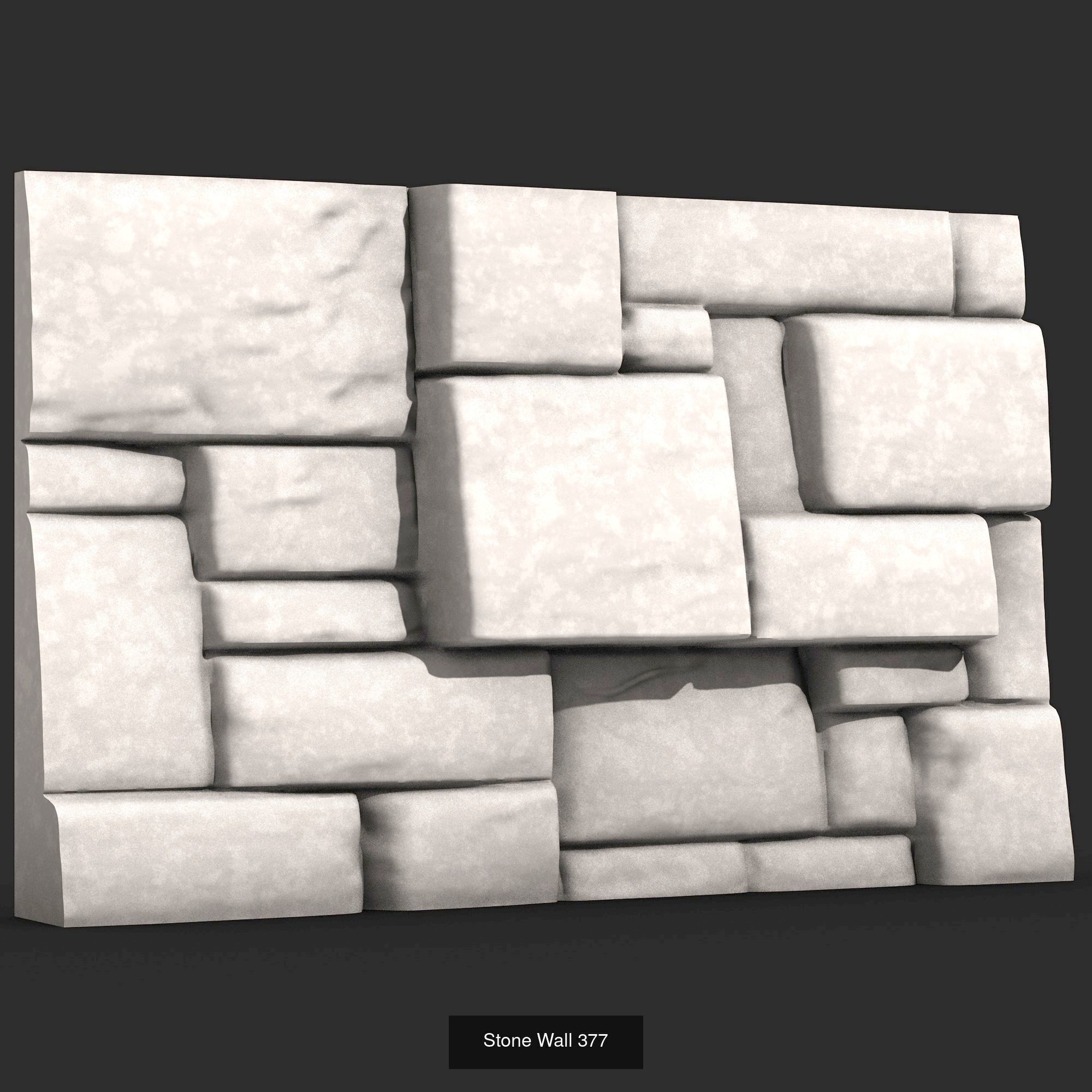 Stone Walls  3D Model Collection_70