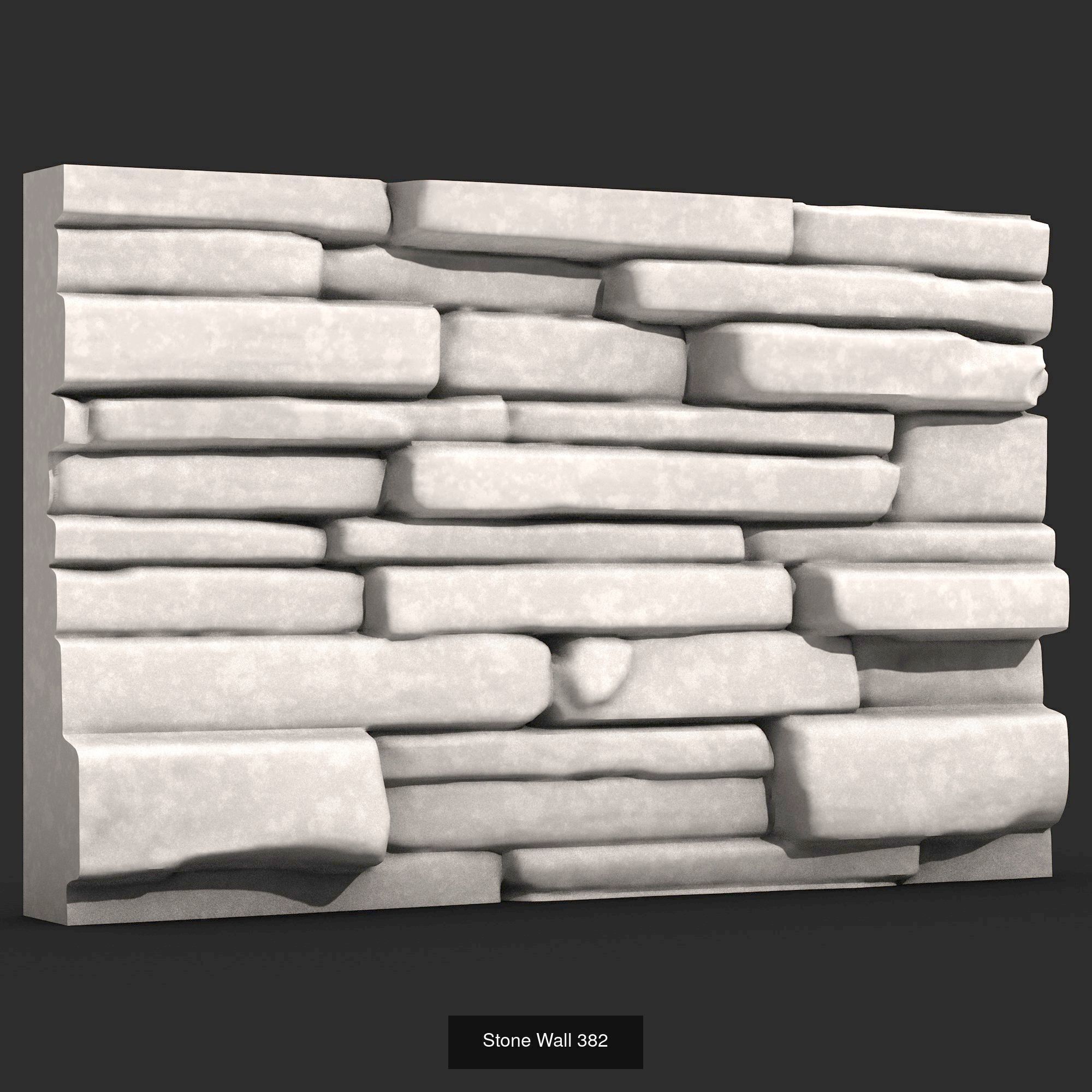 Stone Walls  3D Model Collection_65