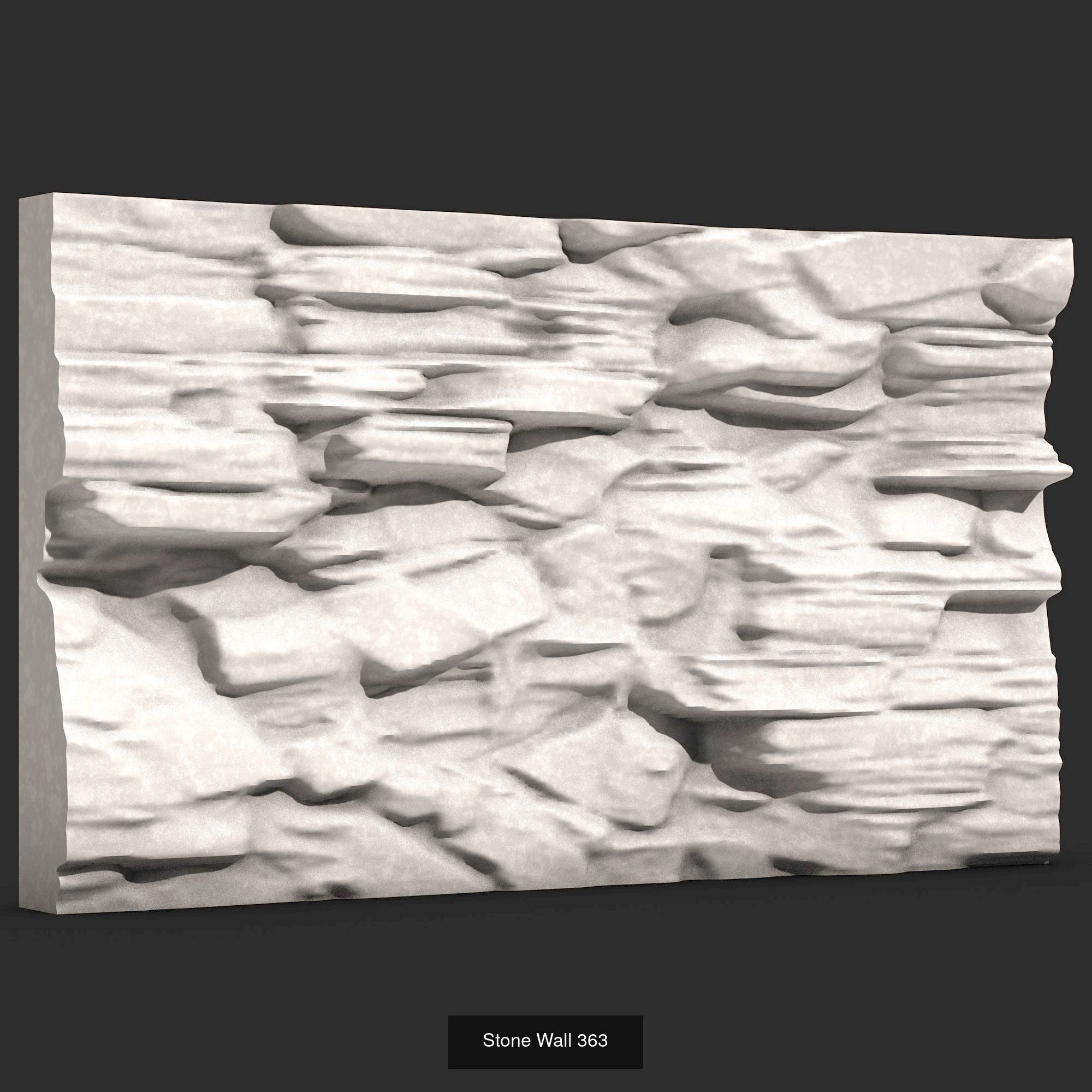 Stone Walls  3D Model Collection_22