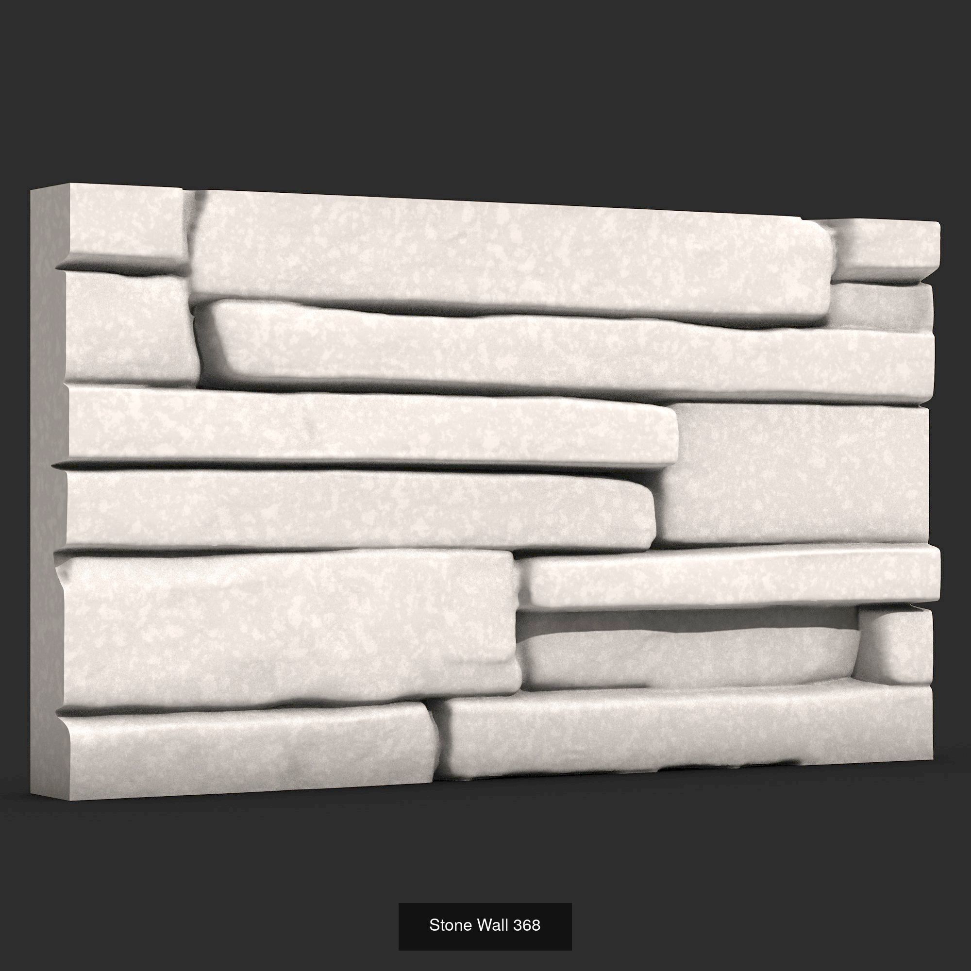 Stone Walls  3D Model Collection_17