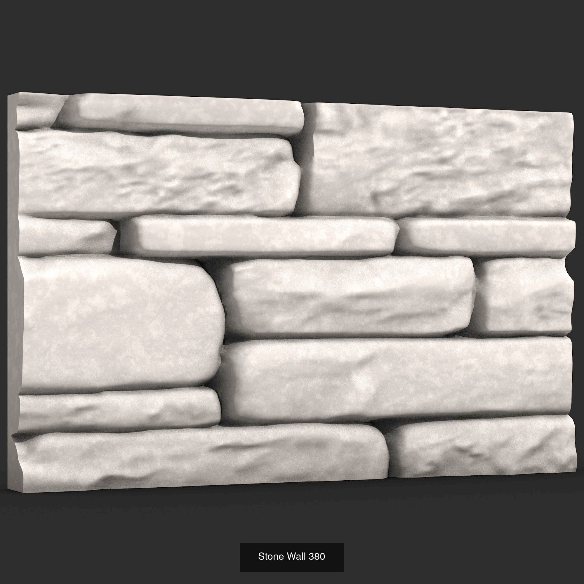 Stone Walls  3D Model Collection_67