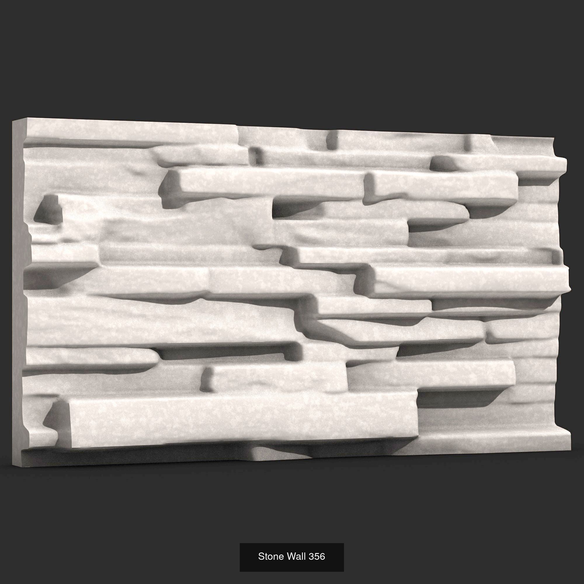 Stone Walls  3D Model Collection_29