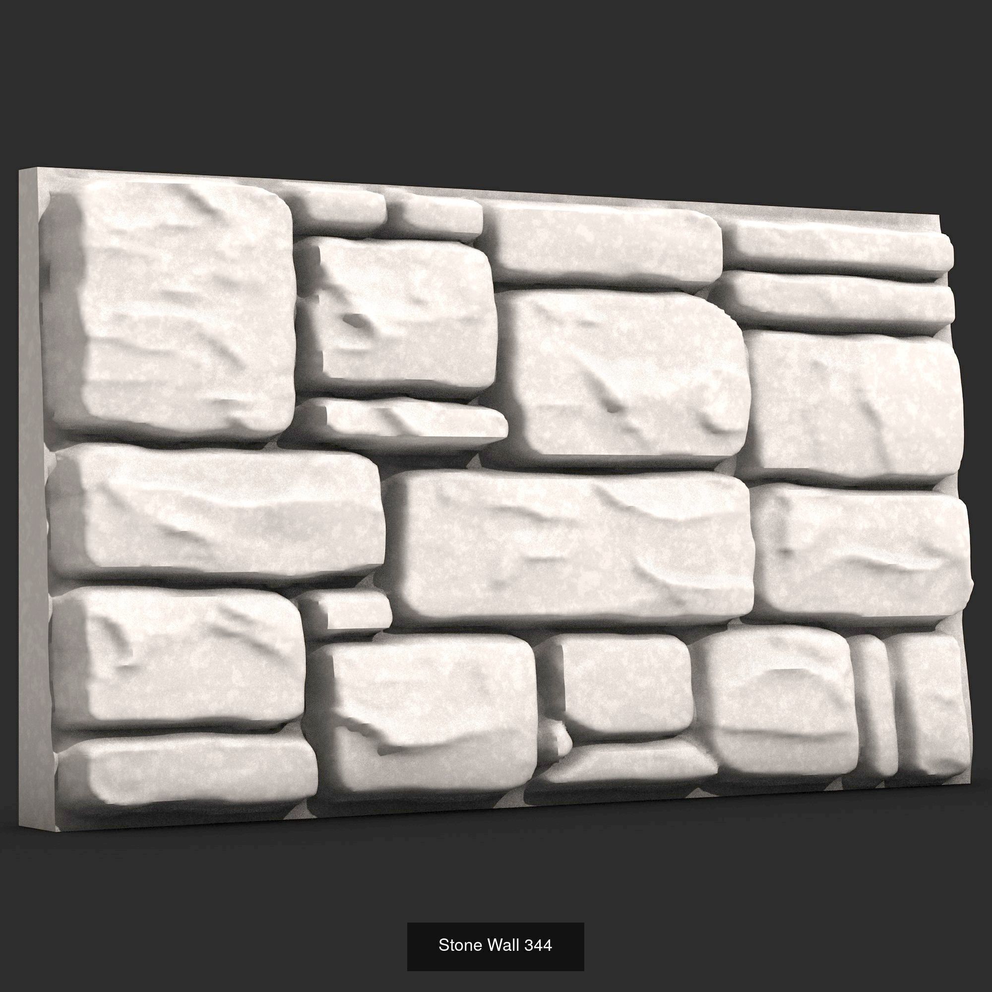 Stone Walls  3D Model Collection_41