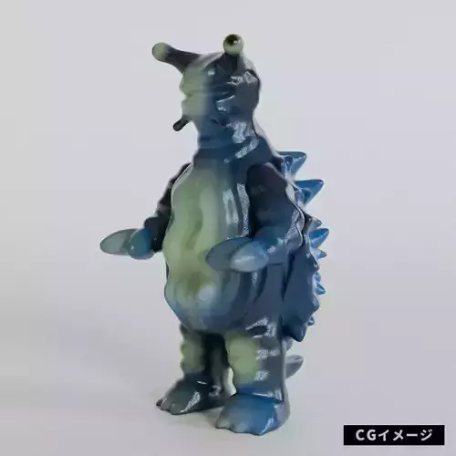 Soft Vinyl Style Kaiju Monster Parugamesu  Figure STL Data