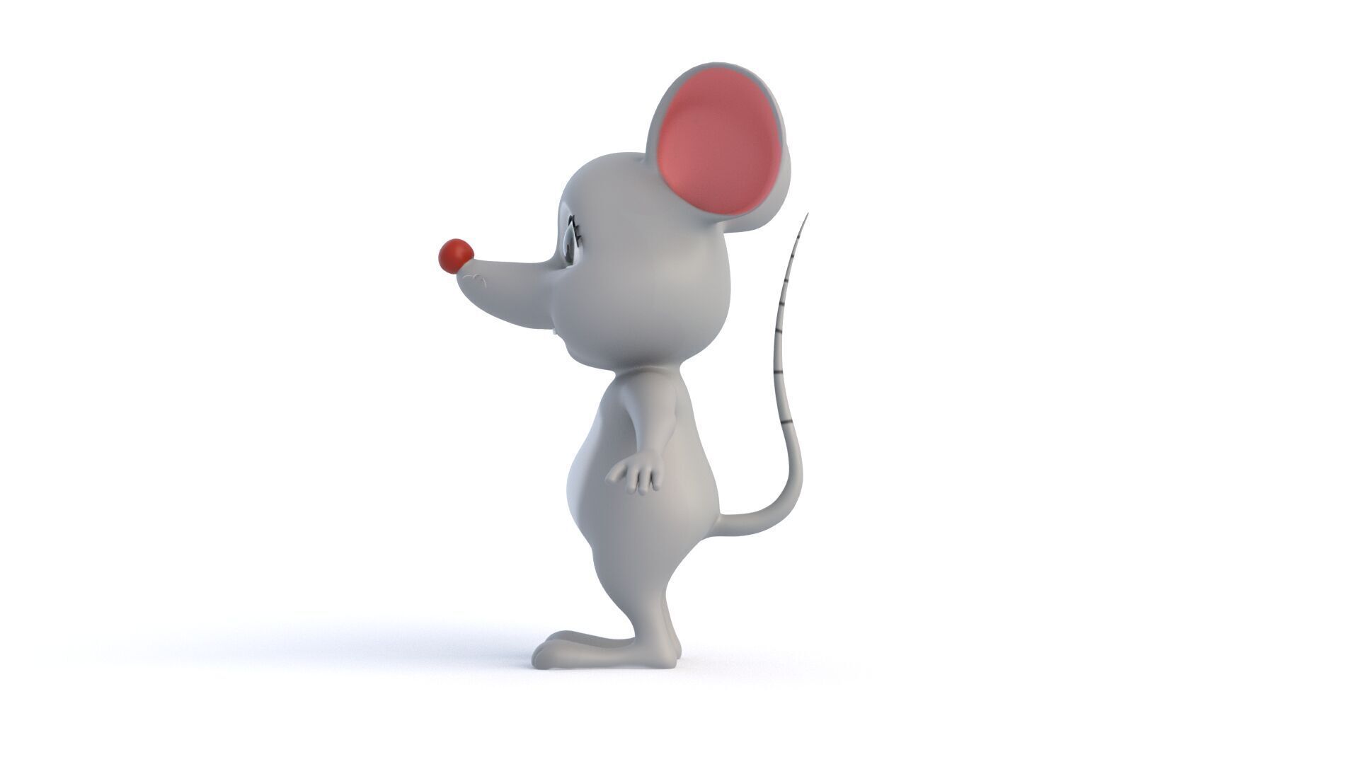 Cartoon Rat 3D model_7