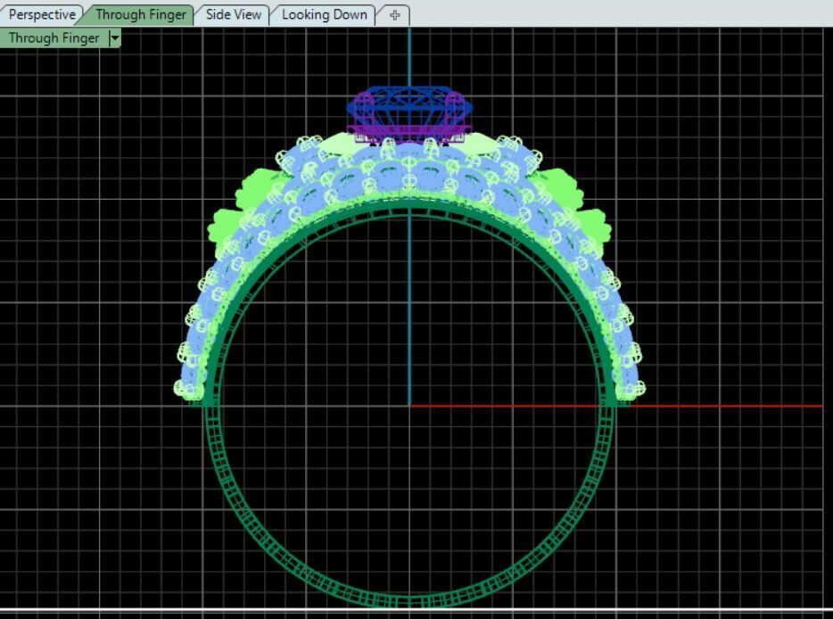  Heavy Golg Diamond Ruby Ring 3D print model_5