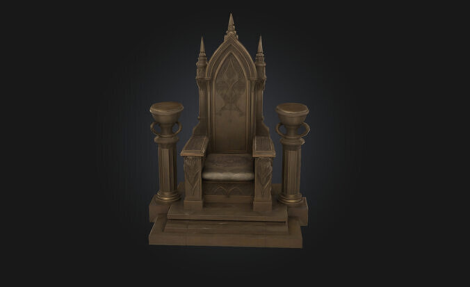 King Throne 3D model