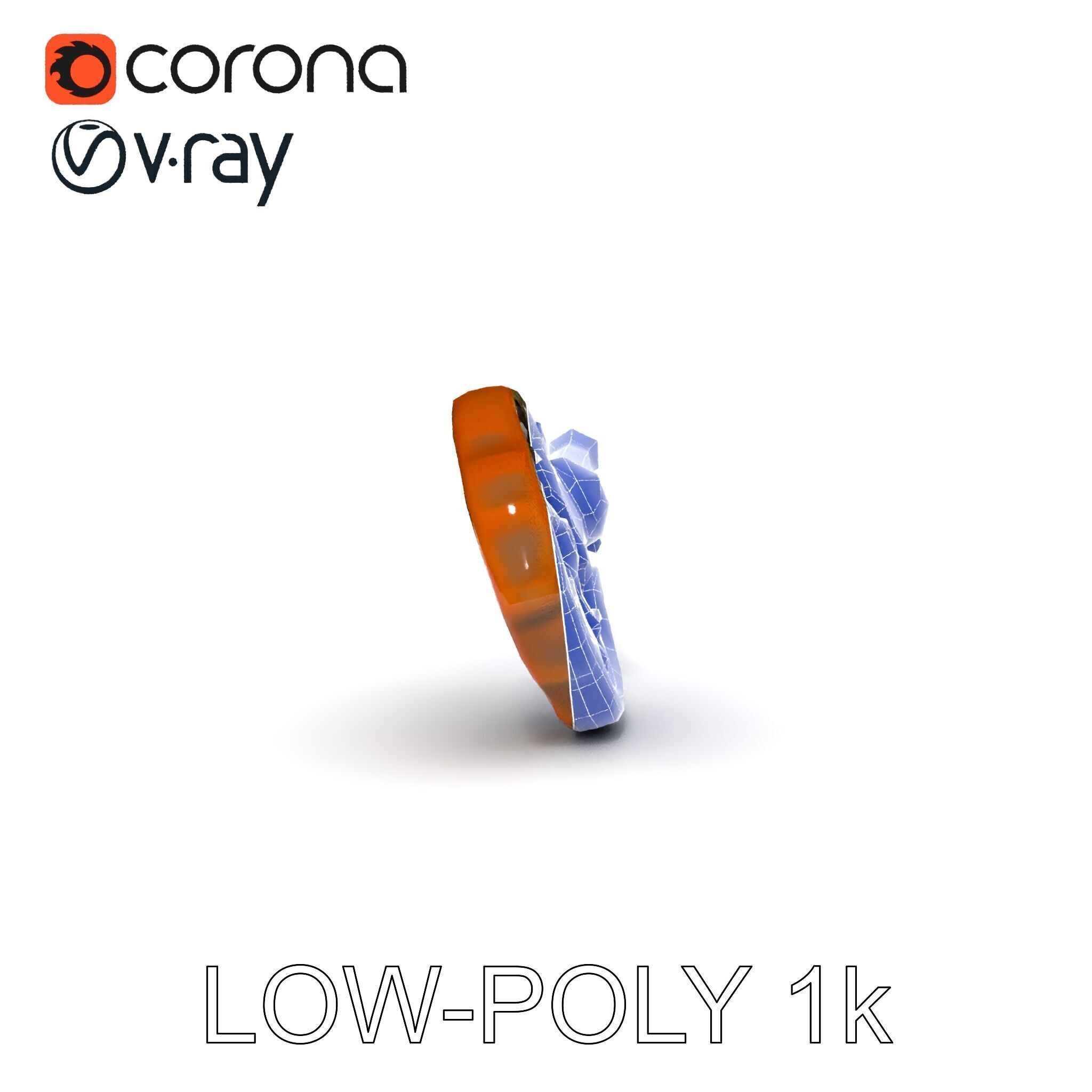 Antique Ornate Key Model Pack Low-poly 3D model_29