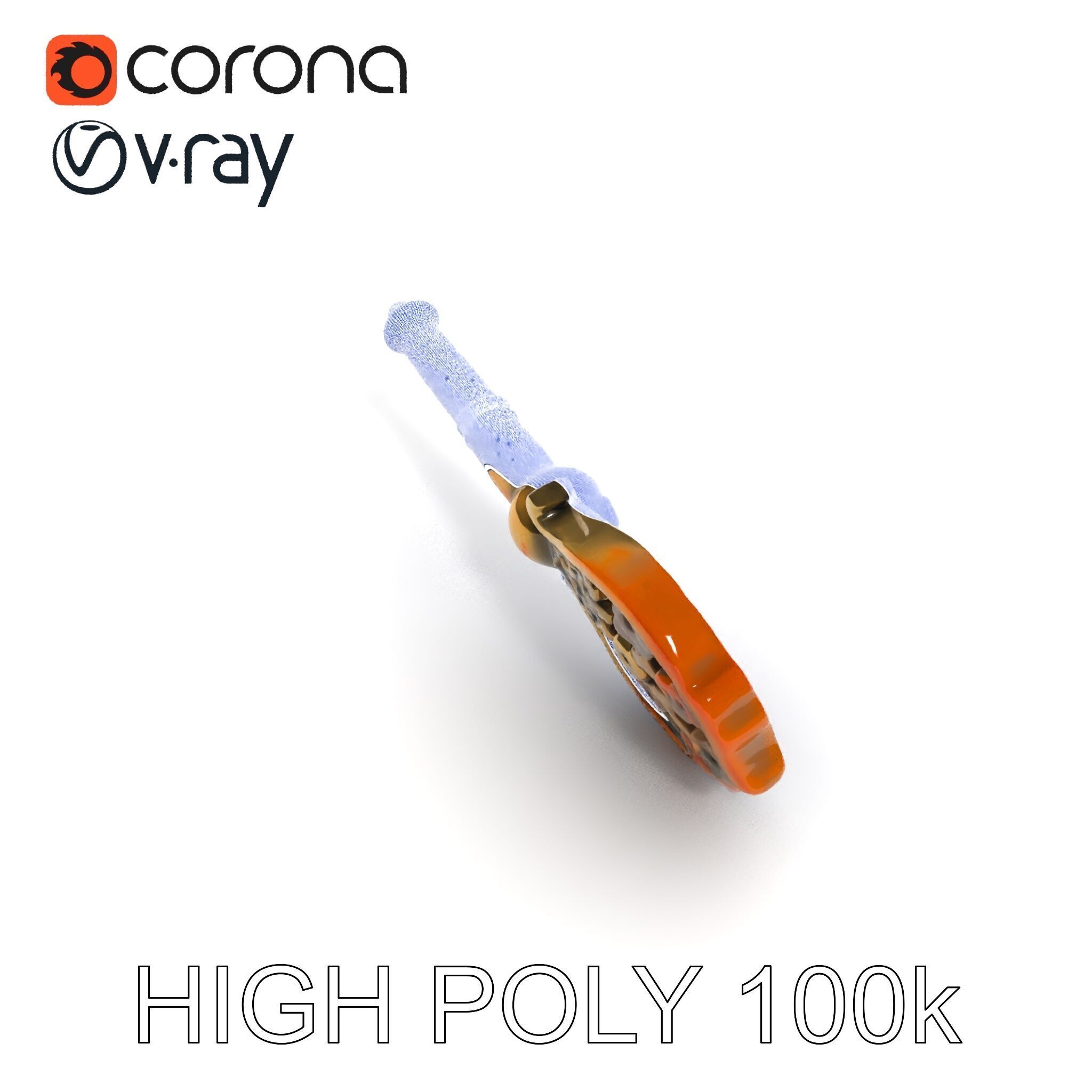 Antique Ornate Key Model Pack Low-poly 3D model_16