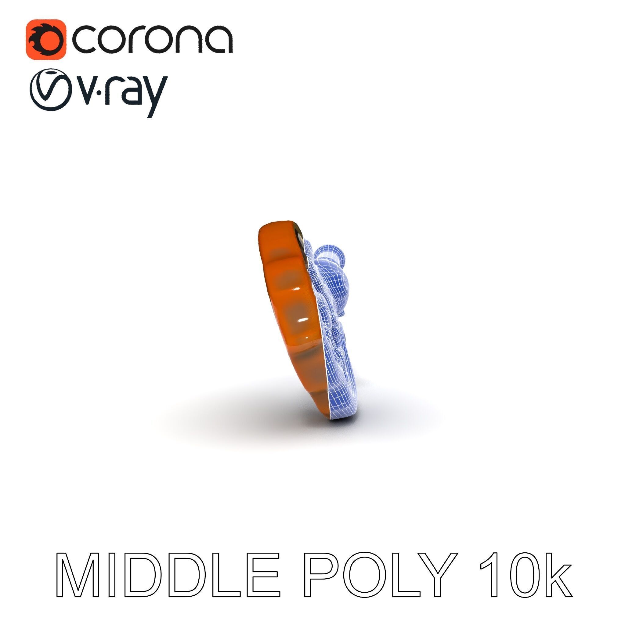 Antique Ornate Key Model Pack Low-poly 3D model_30