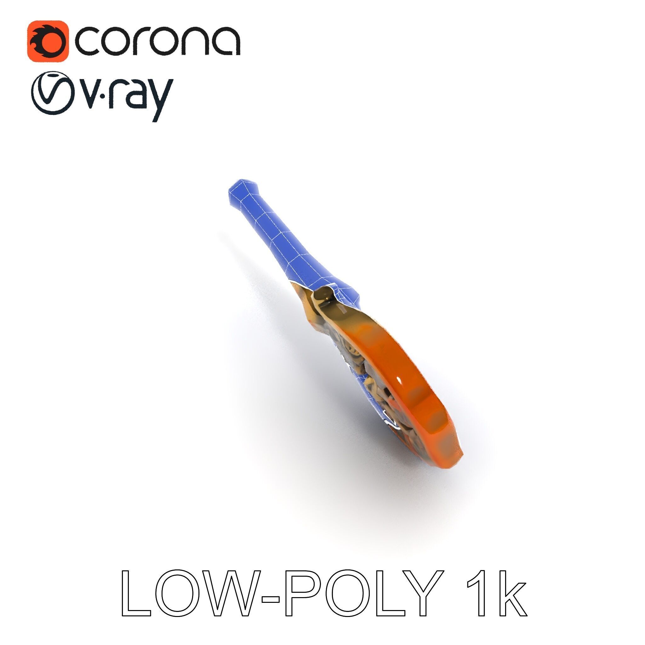 Antique Ornate Key Model Pack Low-poly 3D model_26