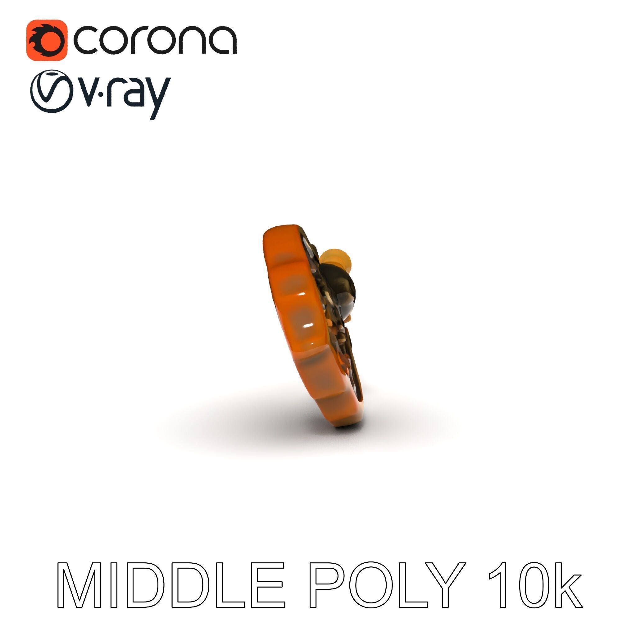 Antique Ornate Key Model Pack Low-poly 3D model_33