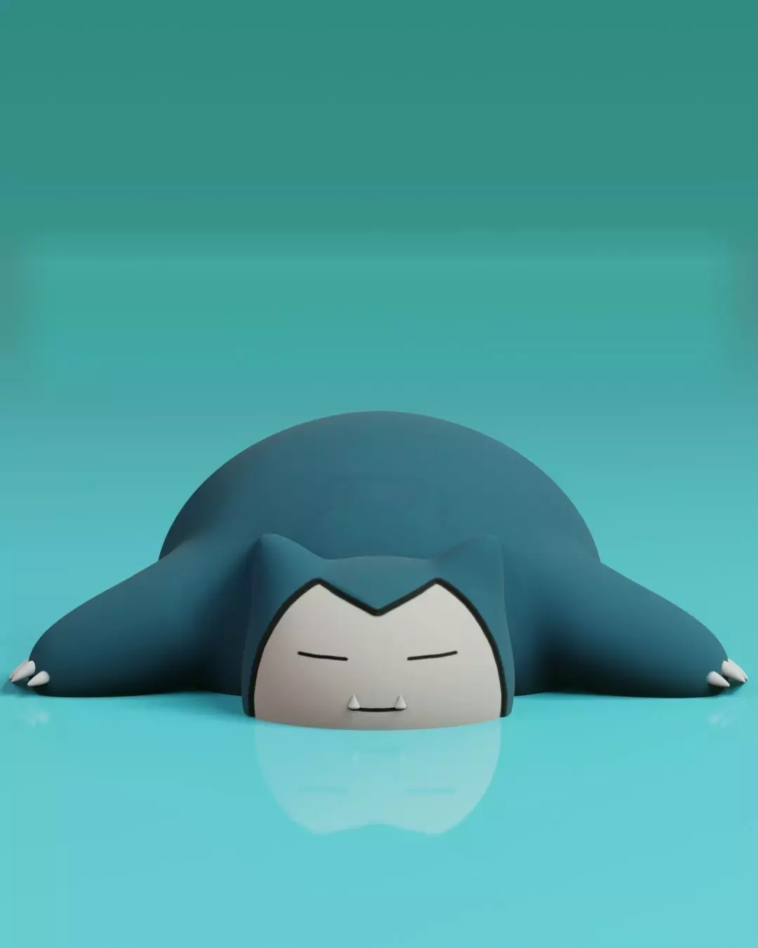 Snorlax Sleeping 3D print model_0