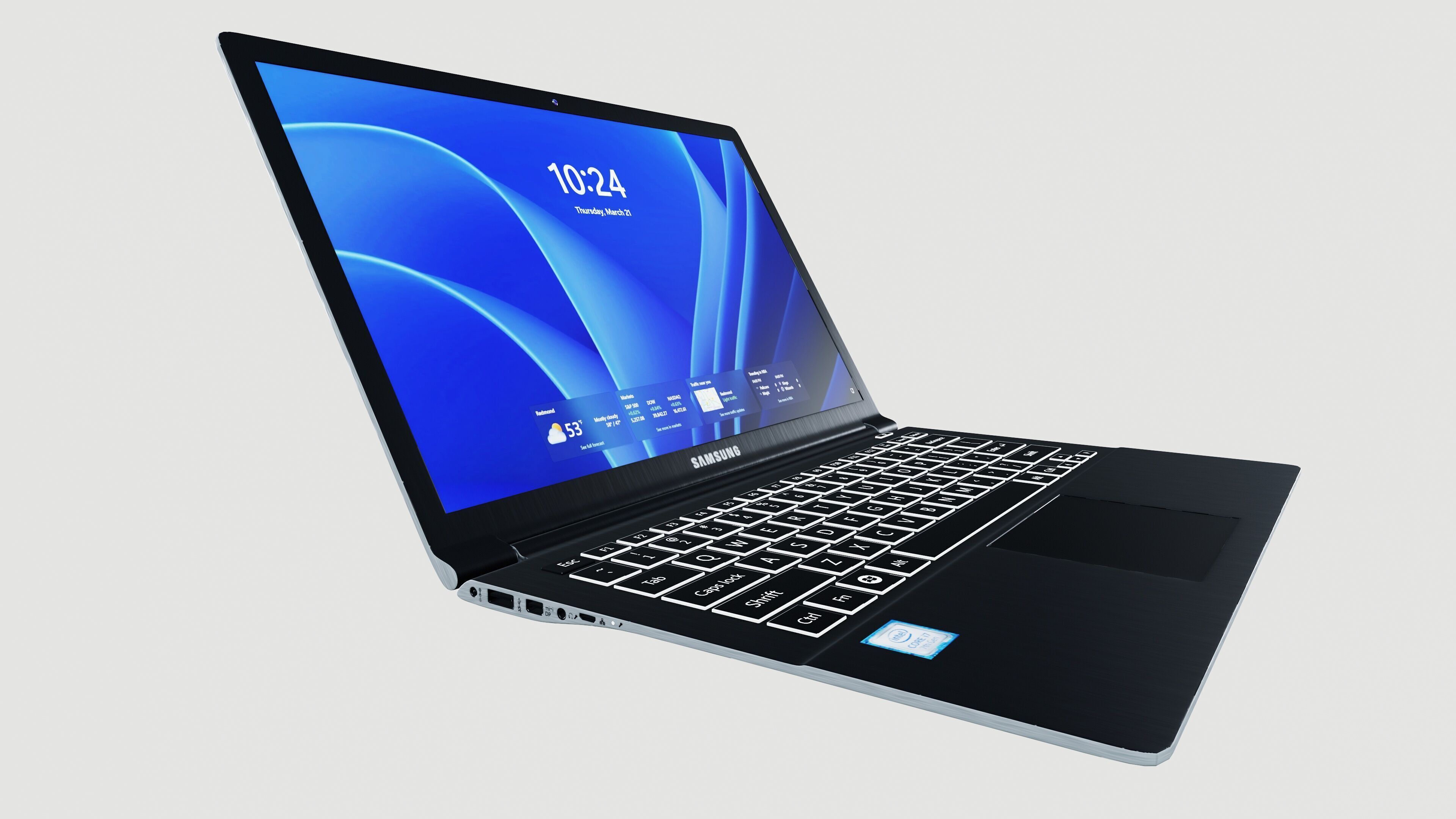SAMSUNG Laptop 3D model_3