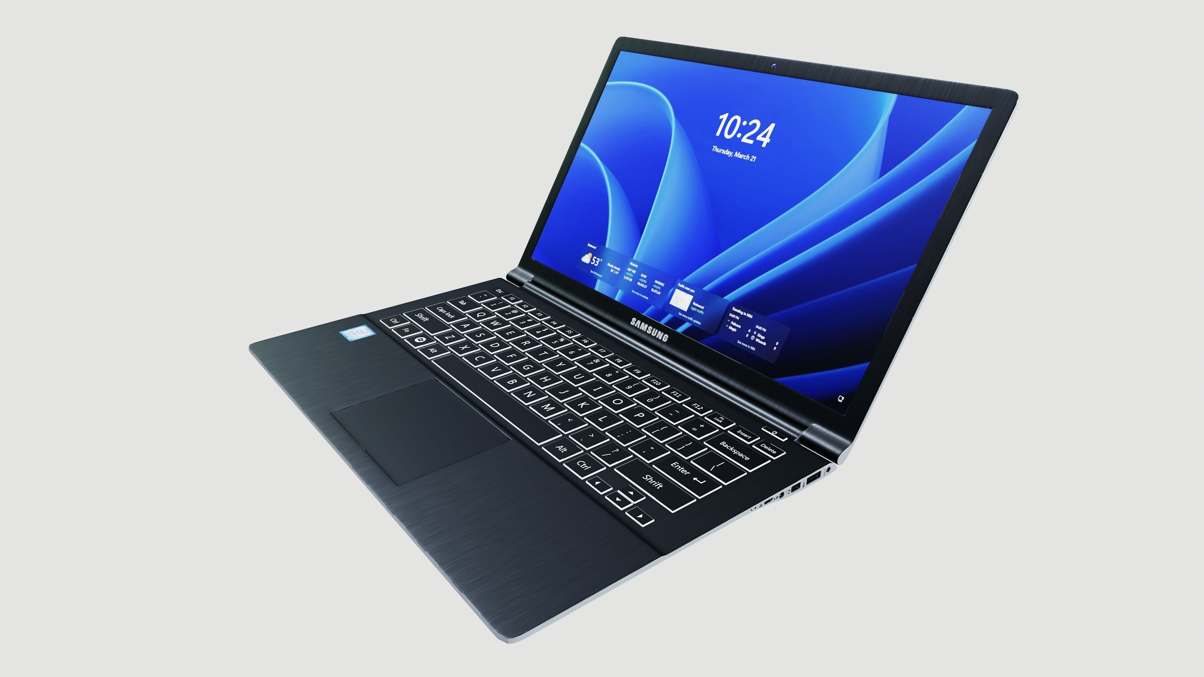 SAMSUNG Laptop 3D model_2
