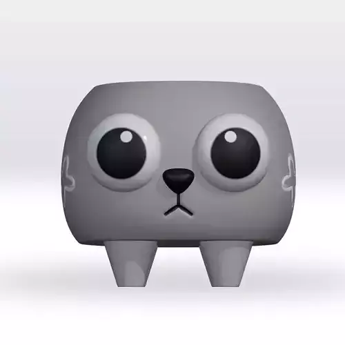 Pebble Dandy World STL 3D Multicolor 3mf 3D Model Character 3D print model